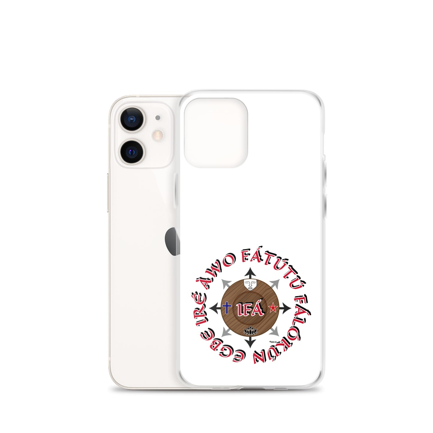 Personalized Egbe Ire Awo Signature Logo Colored Clear Case for iPhone®