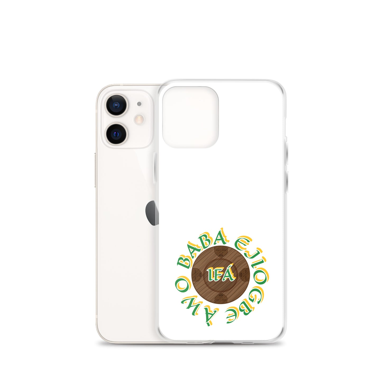 Personalized Egbe Logo 3 Colored Clear Case for iPhone®