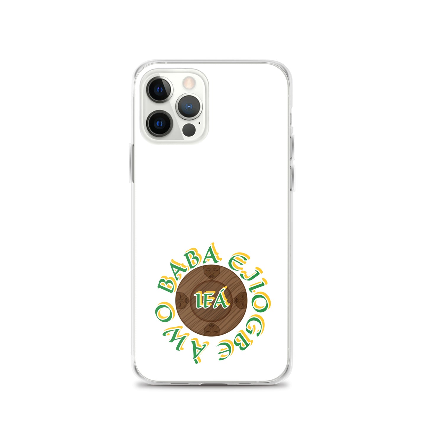 Personalized Egbe Logo 3 Colored Clear Case for iPhone®