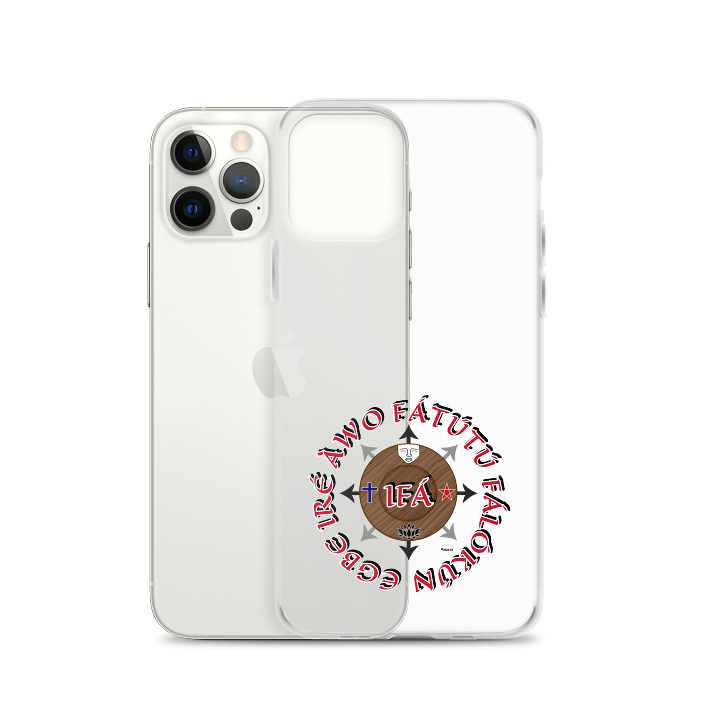 Personalized Egbe Ire Awo Signature Logo Clear Case for iPhone®