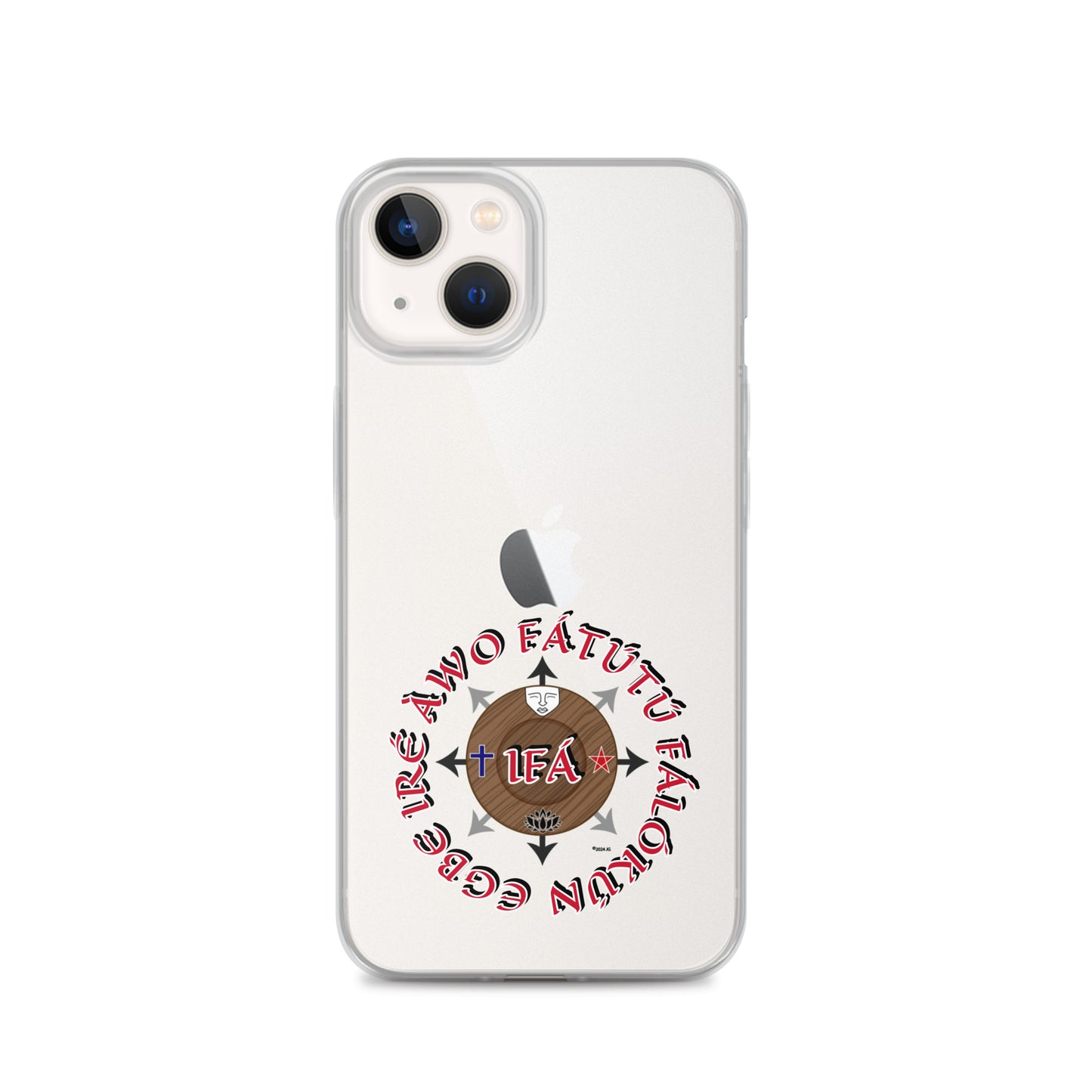 Personalized Egbe Ire Awo Signature Logo Clear Case for iPhone®