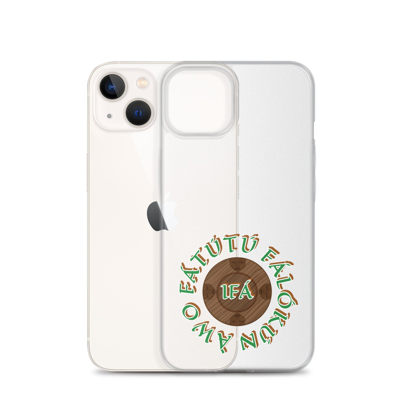 Personalized Egbe Logo 3 Clear Case for iPhone®