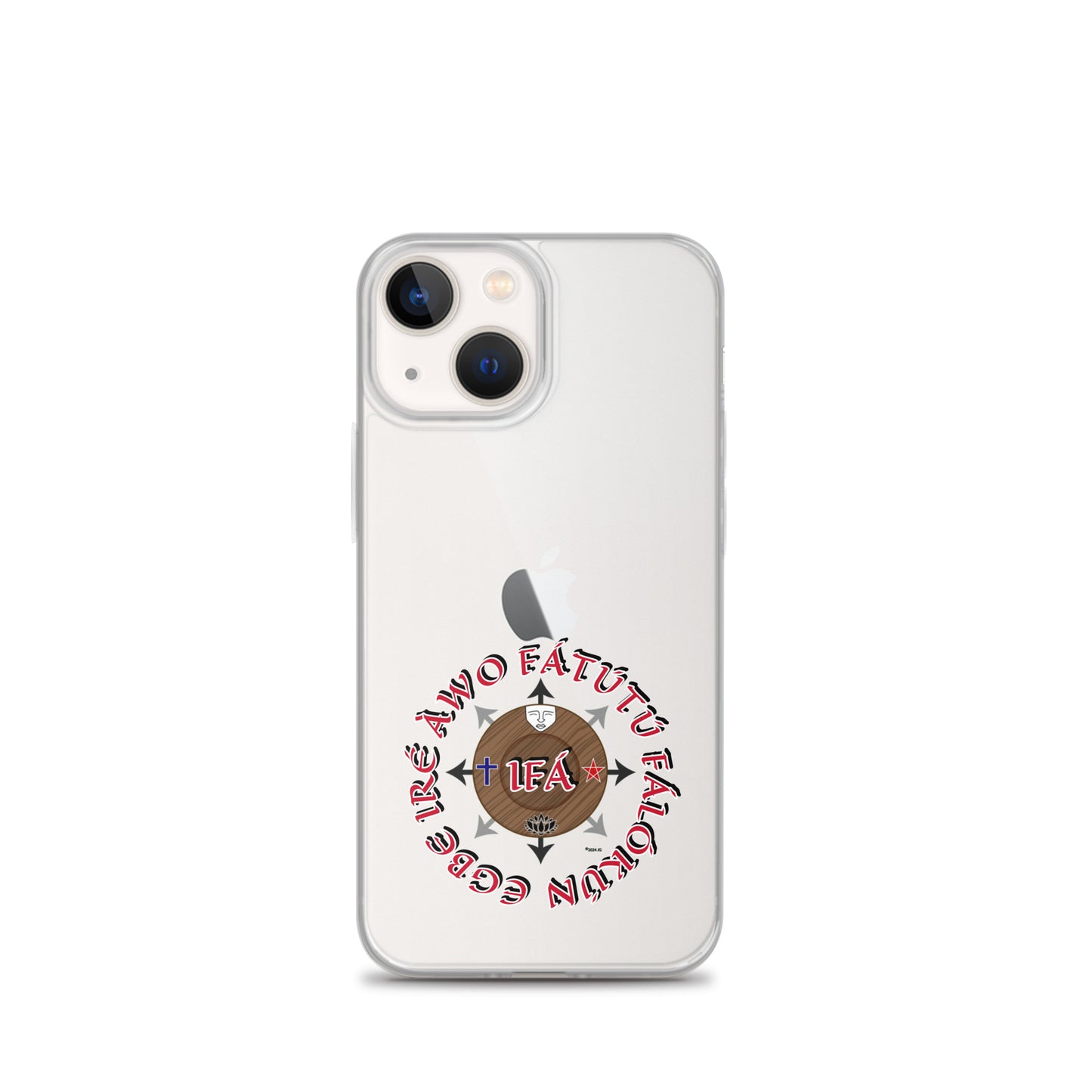 Personalized Egbe Ire Awo Signature Logo Clear Case for iPhone®