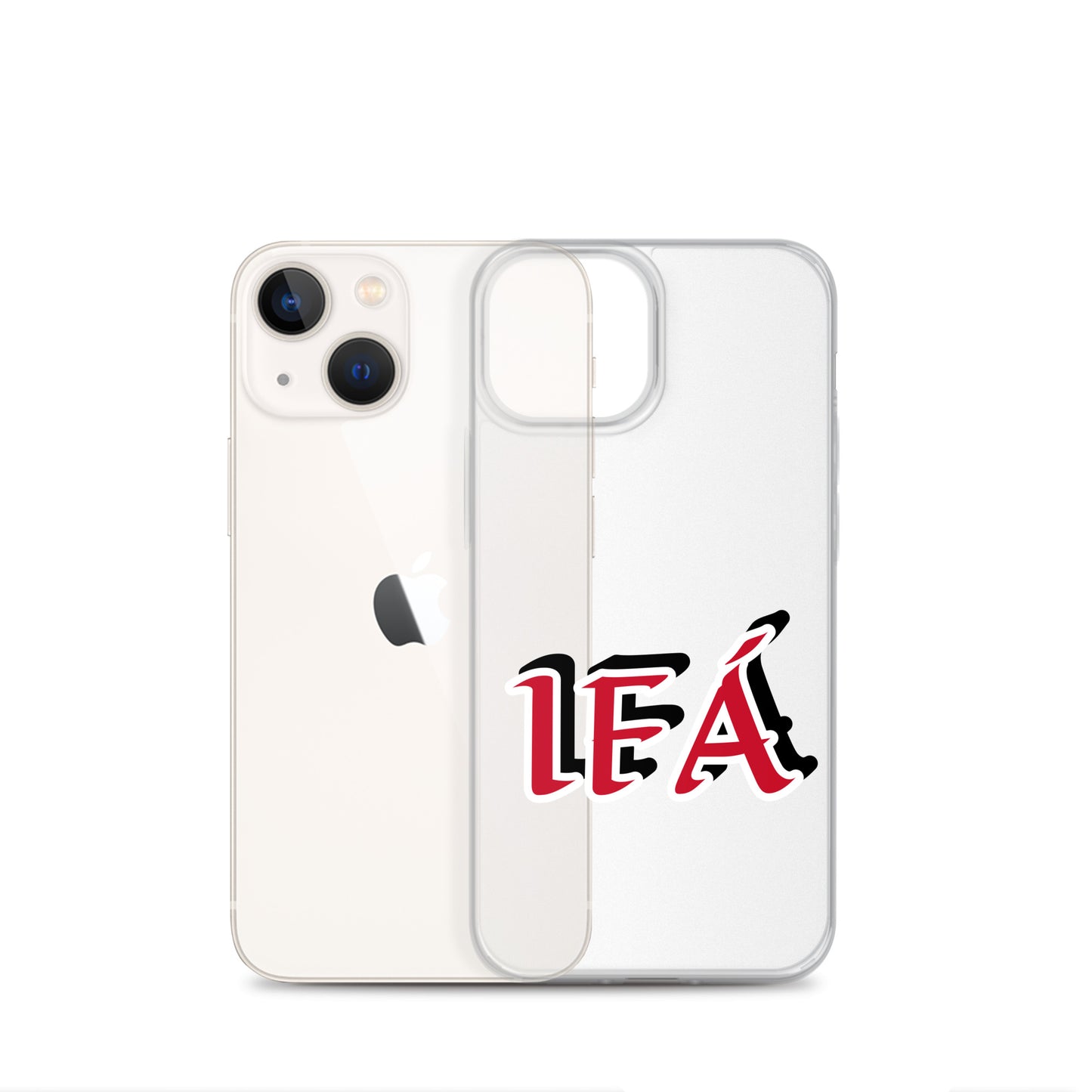Ifa Red/Black Clear Case for iPhone®