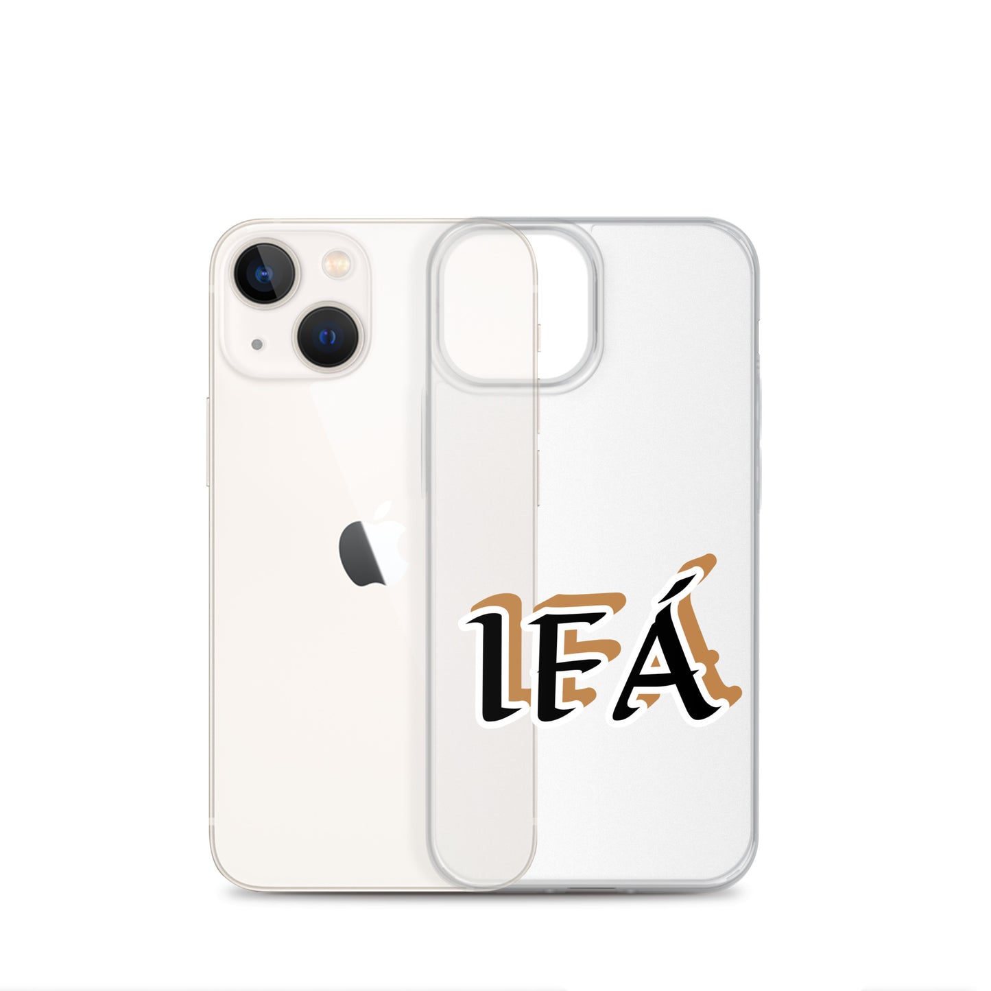 Ifa Black/Gold Clear Case for iPhone®