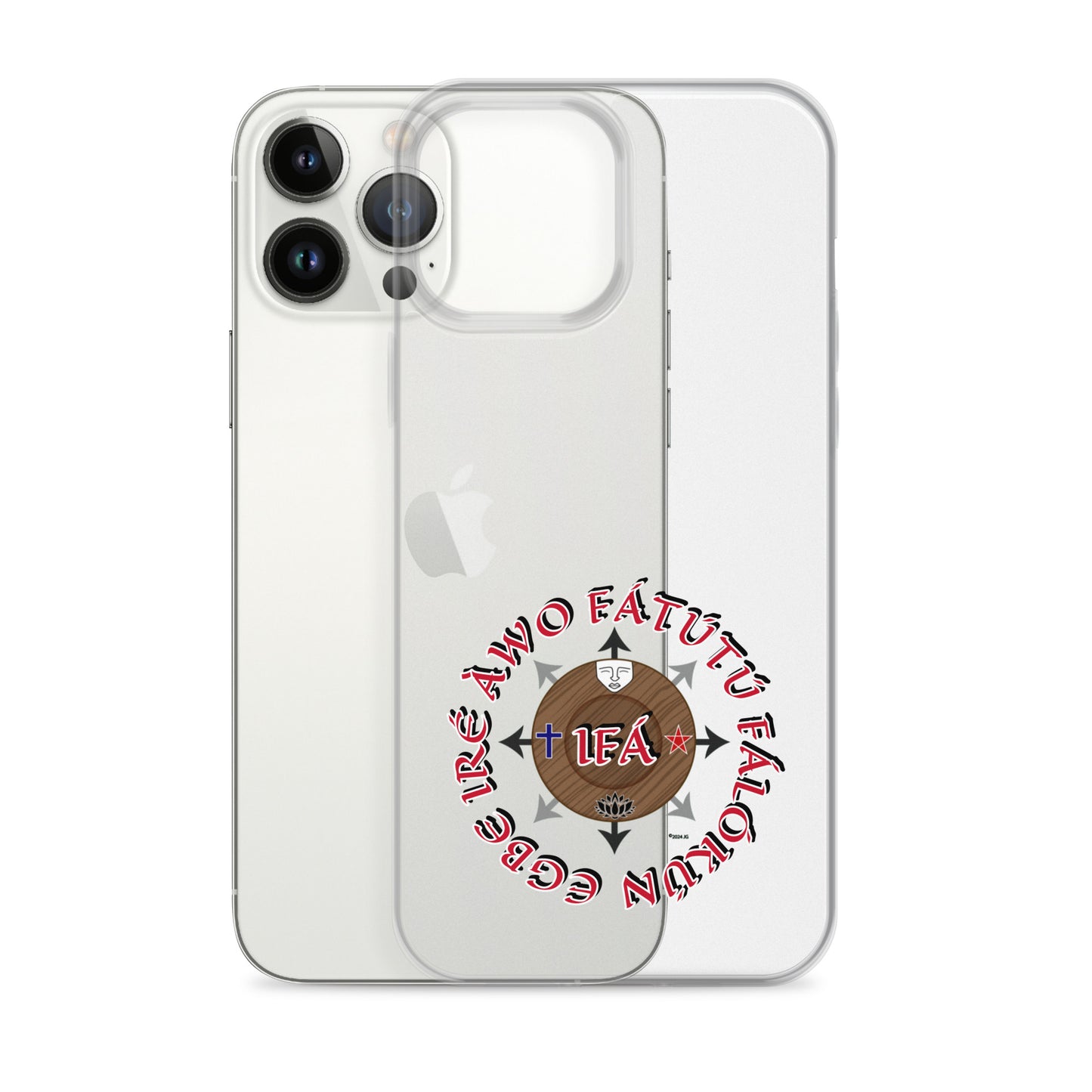 Personalized Egbe Ire Awo Signature Logo Clear Case for iPhone®