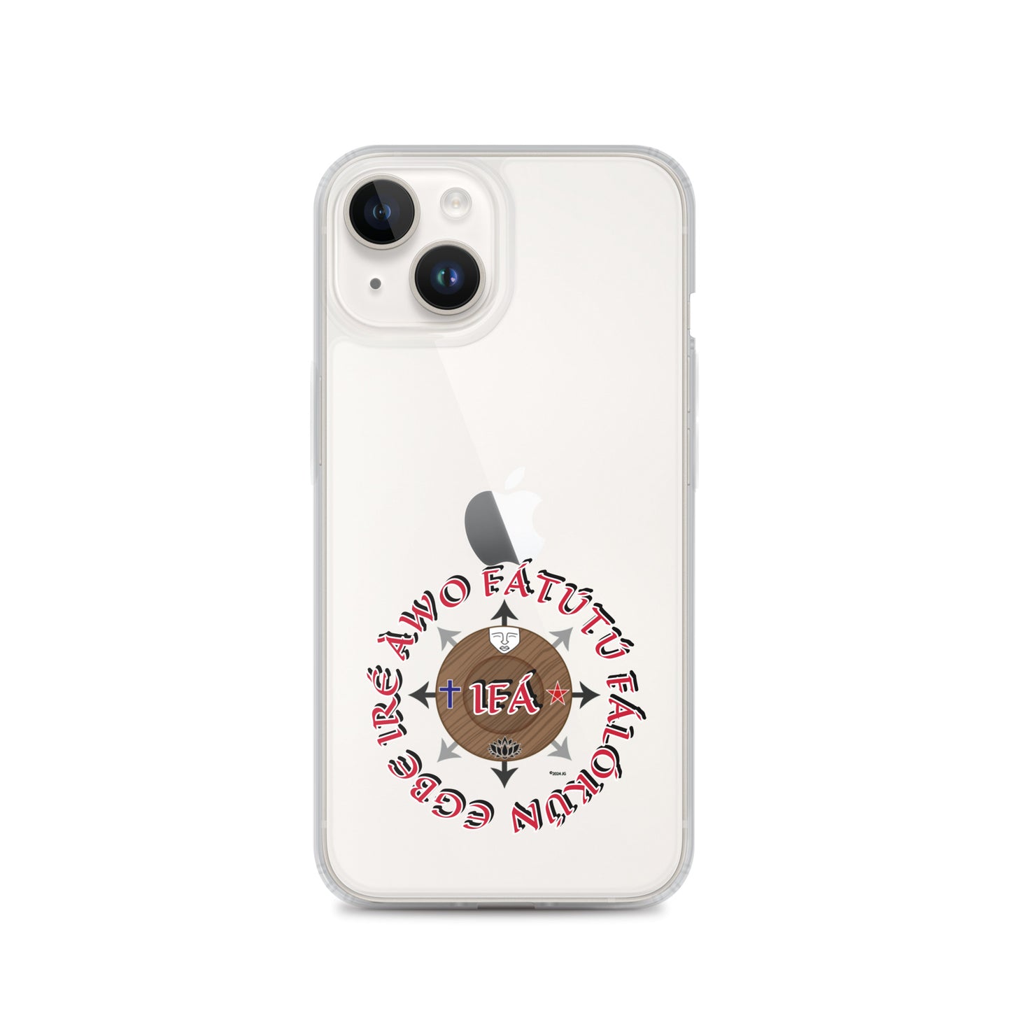 Personalized Egbe Ire Awo Signature Logo Clear Case for iPhone®