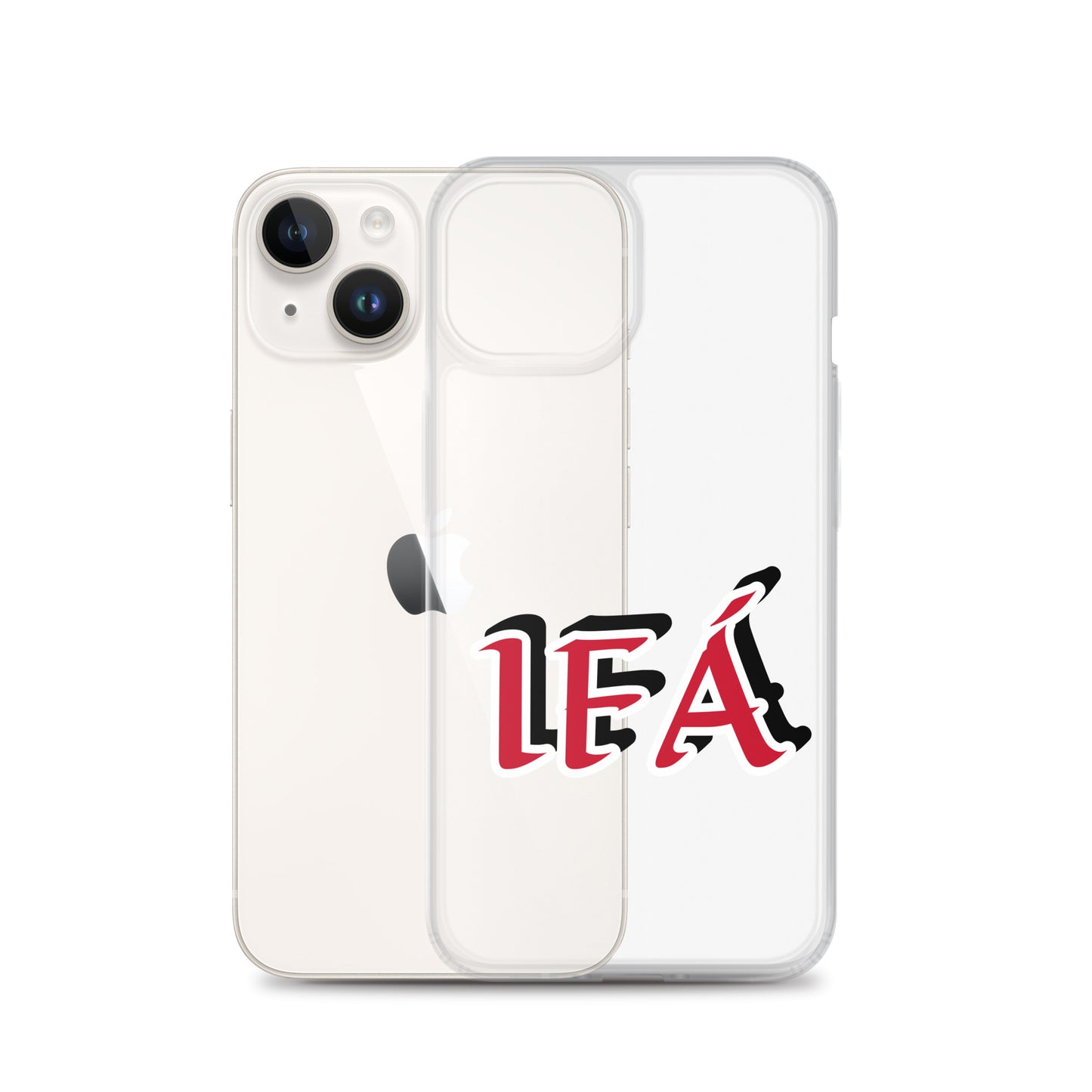 Ifa Red/Black Clear Case for iPhone®