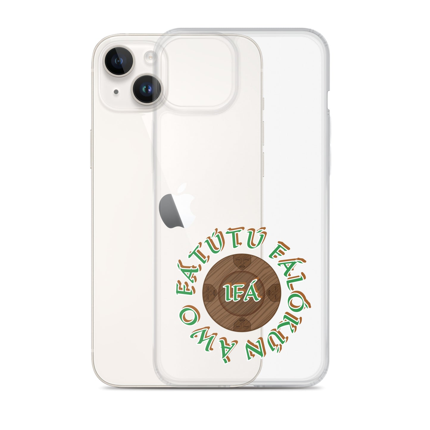 Personalized Egbe Logo 3 Clear Case for iPhone®