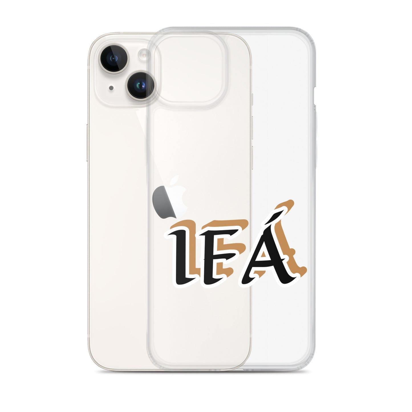 Ifa Black/Gold Clear Case for iPhone®