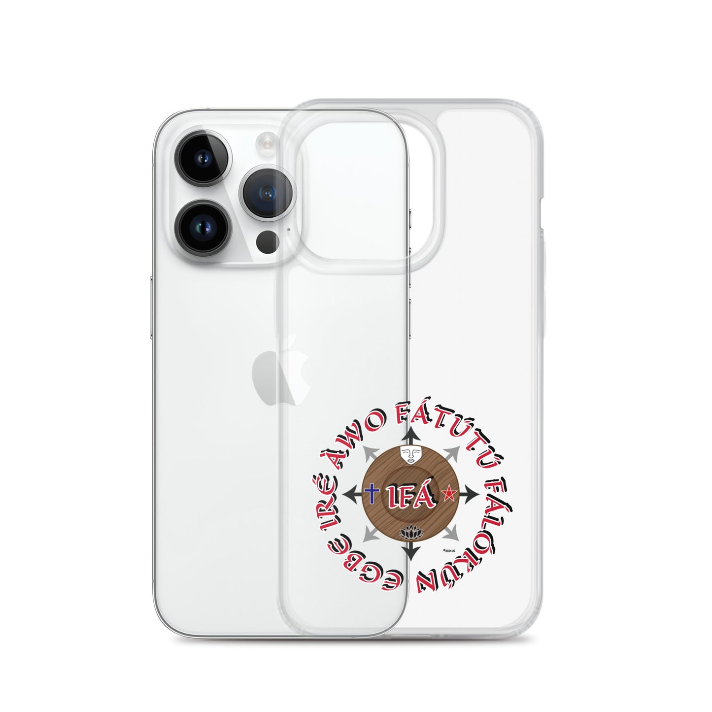 Personalized Egbe Ire Awo Signature Logo Clear Case for iPhone®