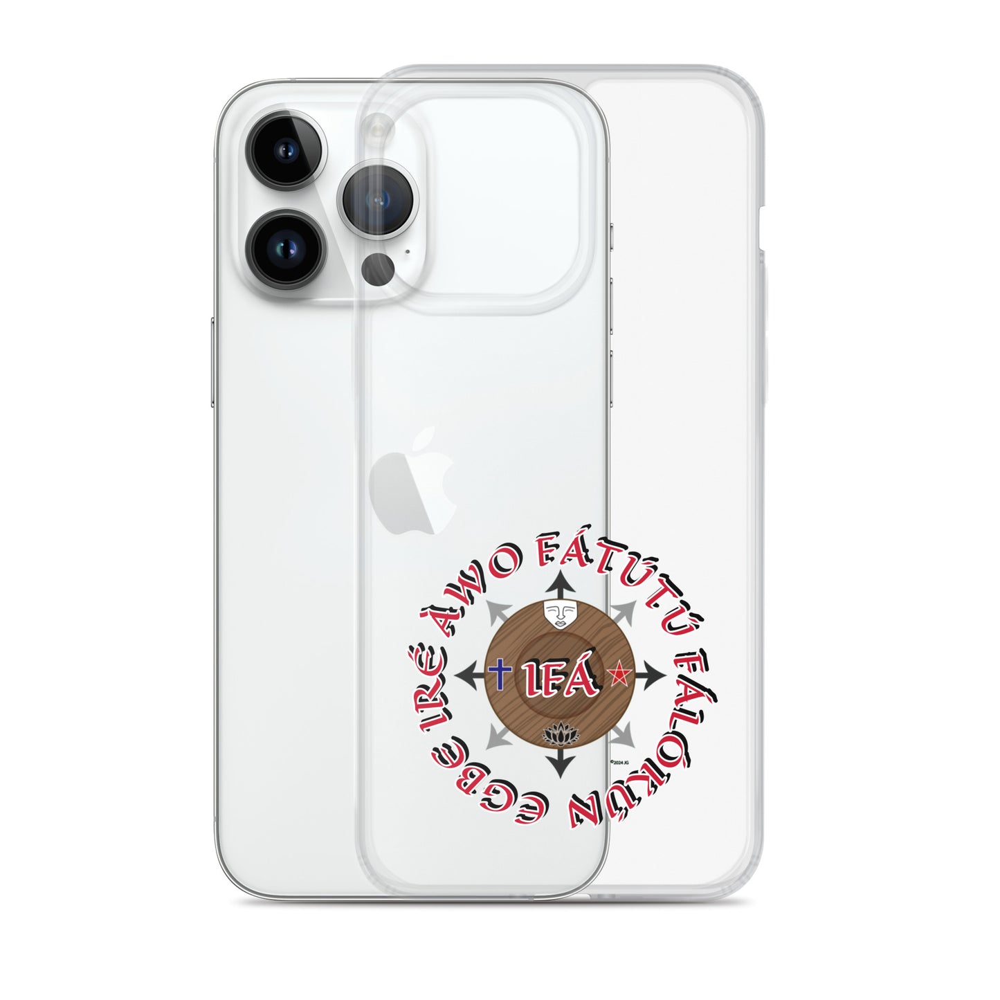 Personalized Egbe Ire Awo Signature Logo Clear Case for iPhone®