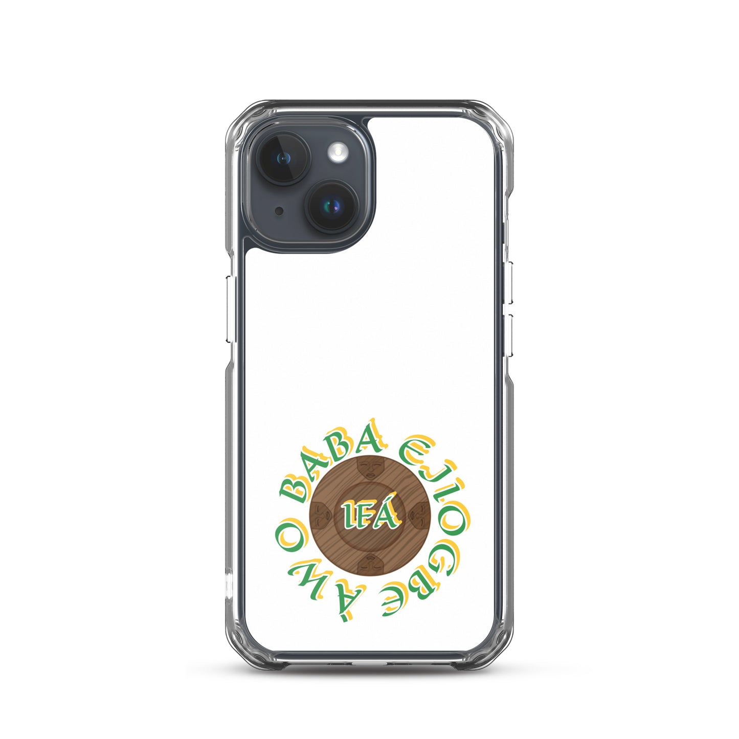 Personalized Egbe Logo 3 Colored Clear Case for iPhone®