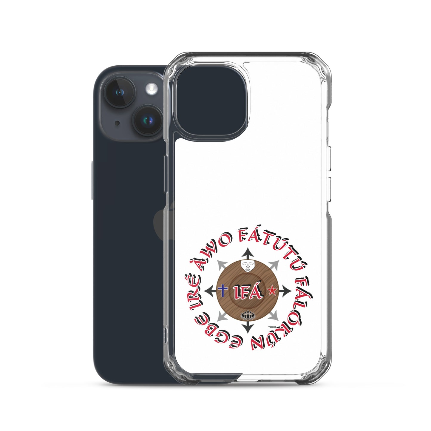 Personalized Egbe Ire Awo Signature Logo Colored Clear Case for iPhone®