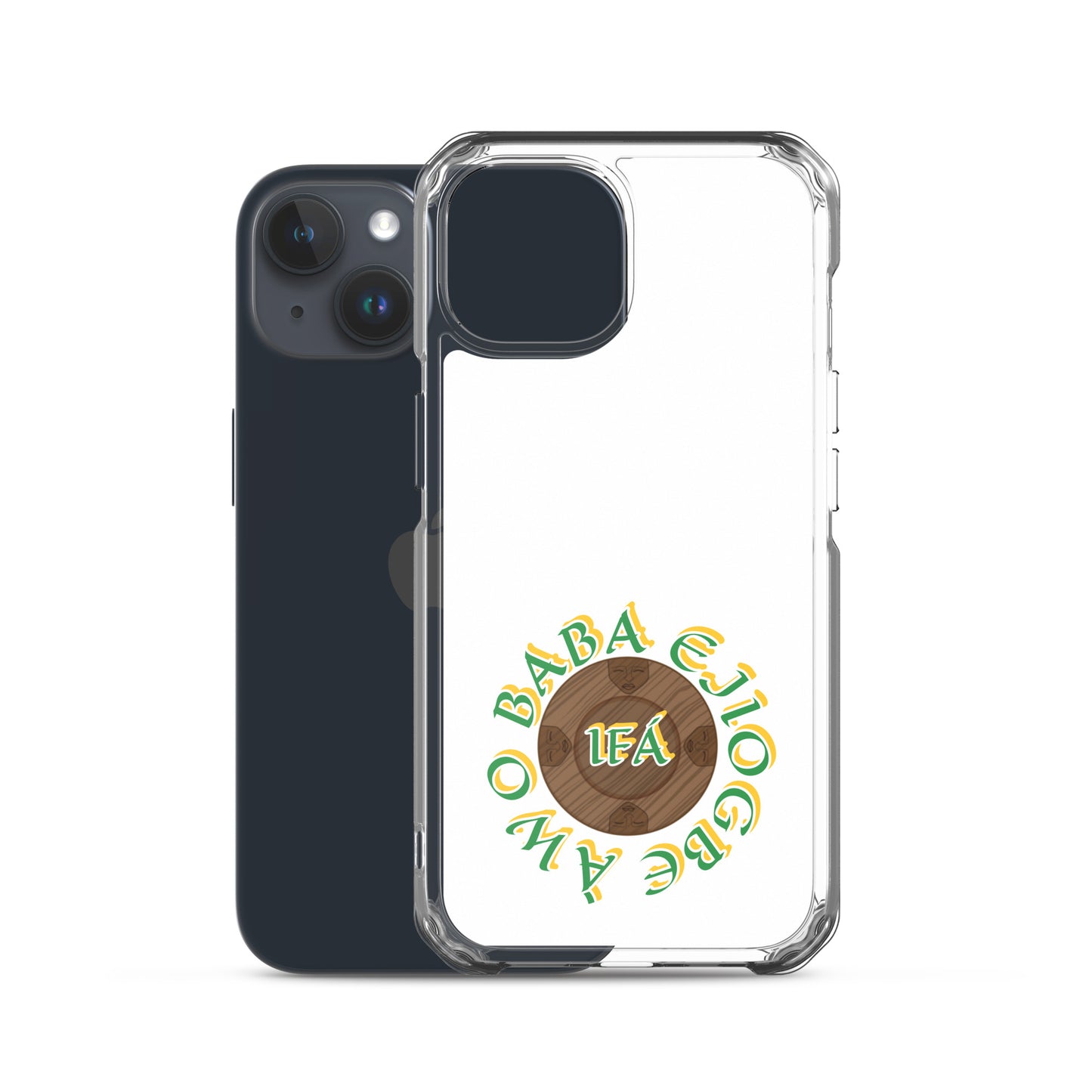 Personalized Egbe Logo 3 Colored Clear Case for iPhone®