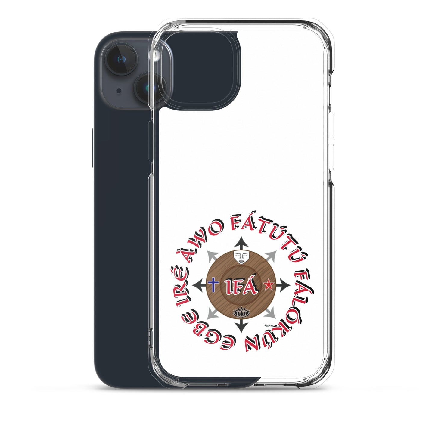 Personalized Egbe Ire Awo Signature Logo Colored Clear Case for iPhone®