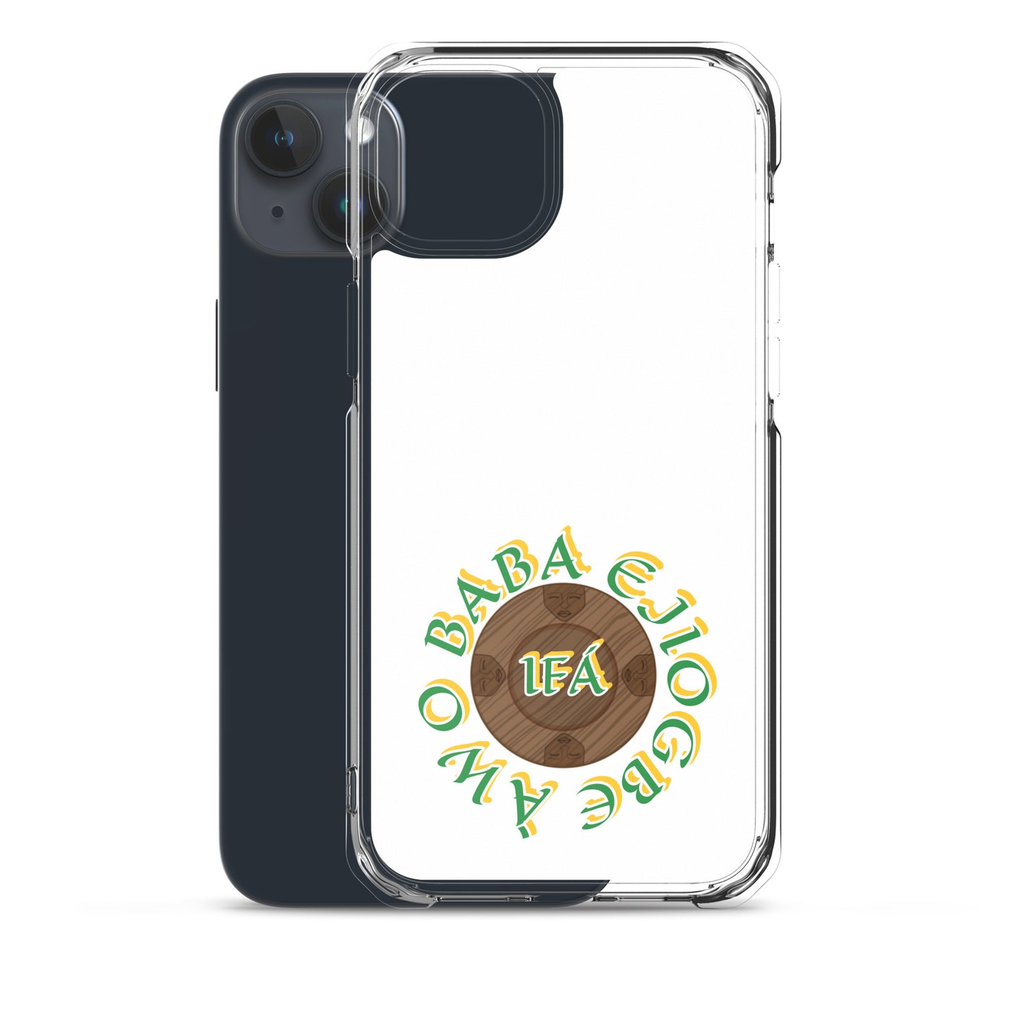 Personalized Egbe Logo 3 Colored Clear Case for iPhone®