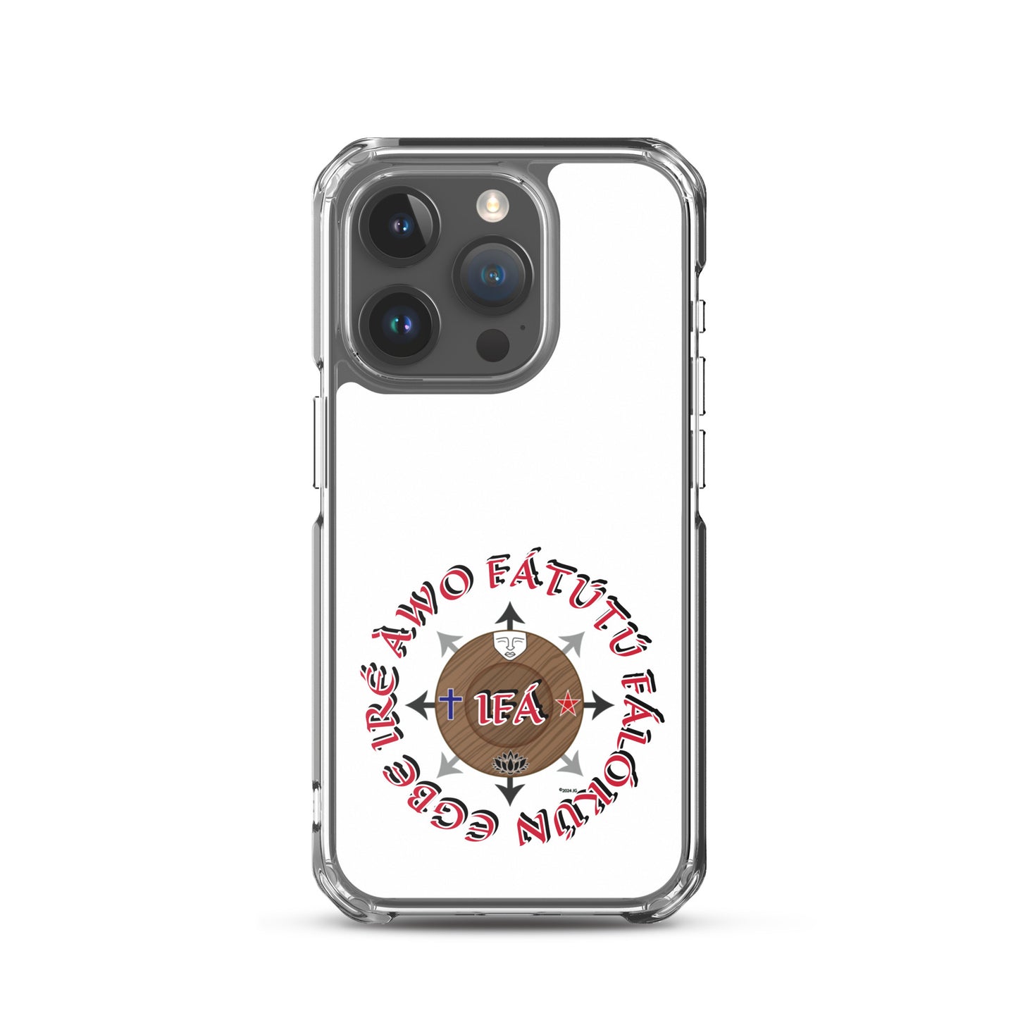 Personalized Egbe Ire Awo Signature Logo Colored Clear Case for iPhone®