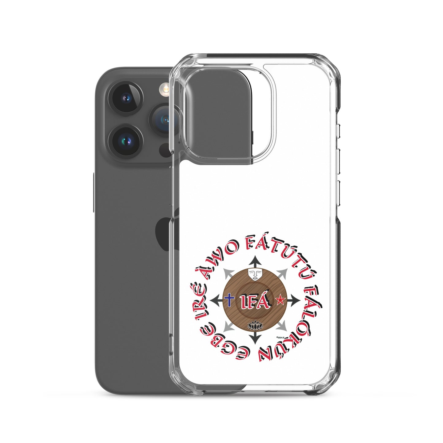 Personalized Egbe Ire Awo Signature Logo Colored Clear Case for iPhone®