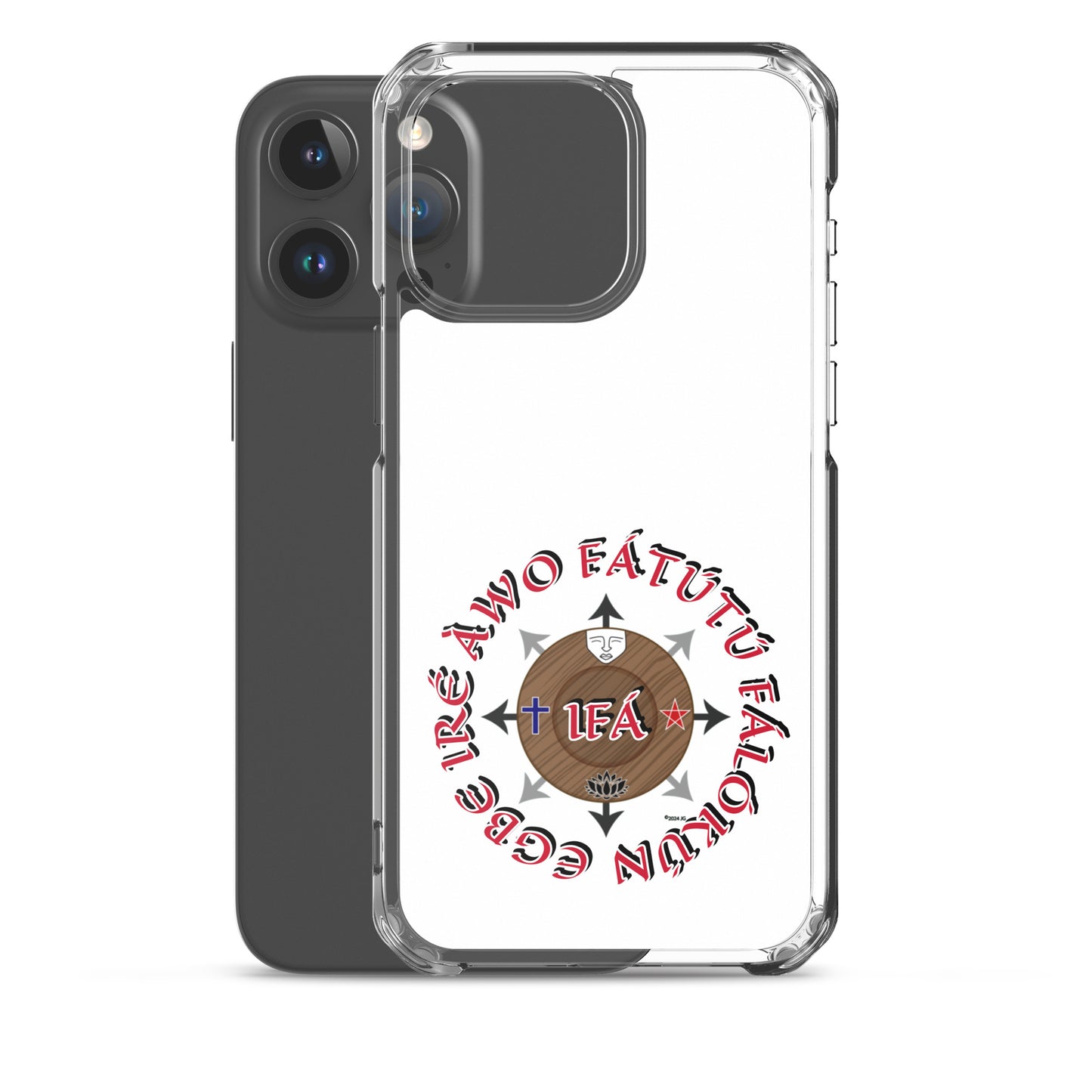 Personalized Egbe Ire Awo Signature Logo Colored Clear Case for iPhone®