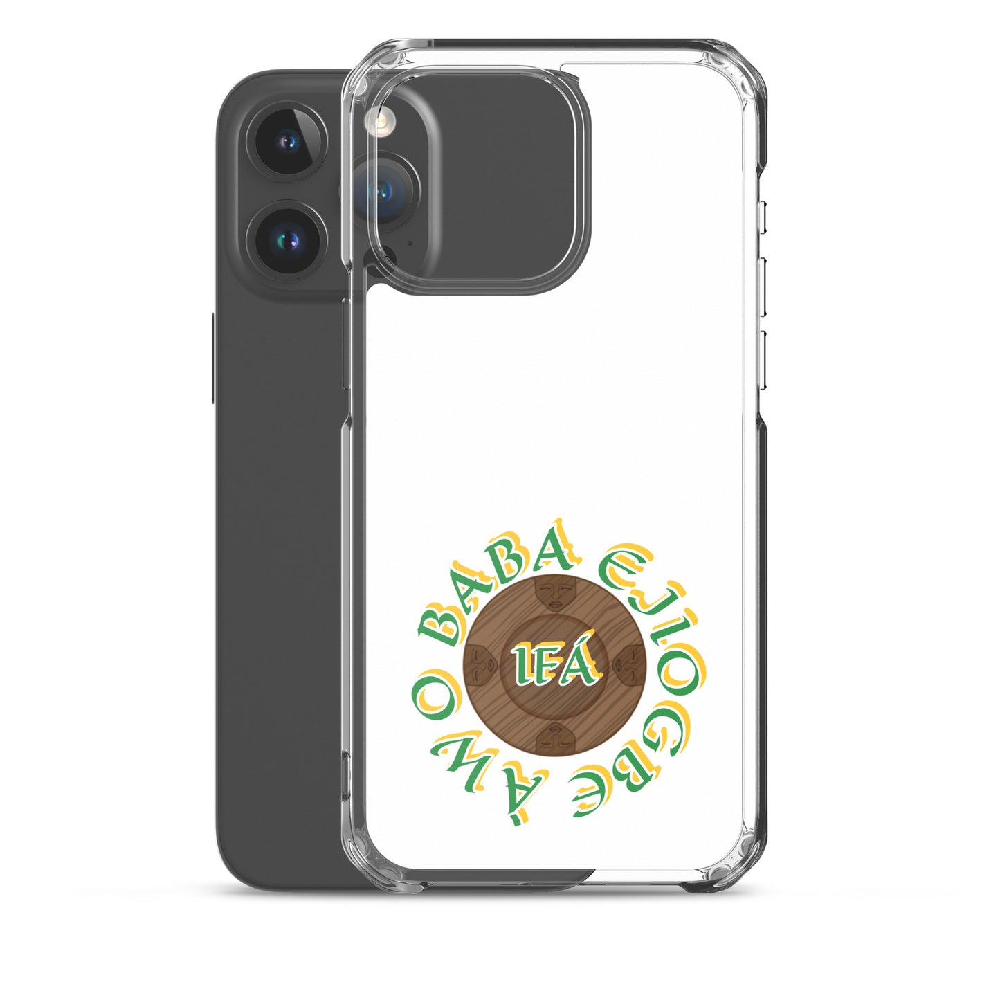 Personalized Egbe Logo 3 Colored Clear Case for iPhone®