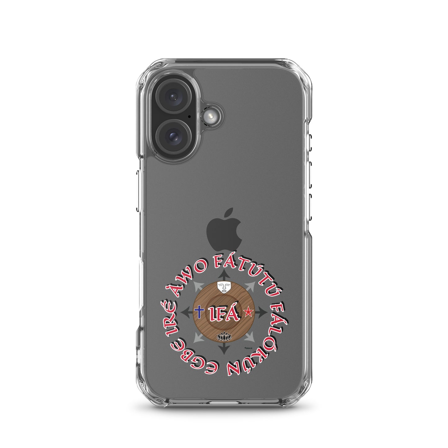 Personalized Egbe Ire Awo Signature Logo Clear Case for iPhone®