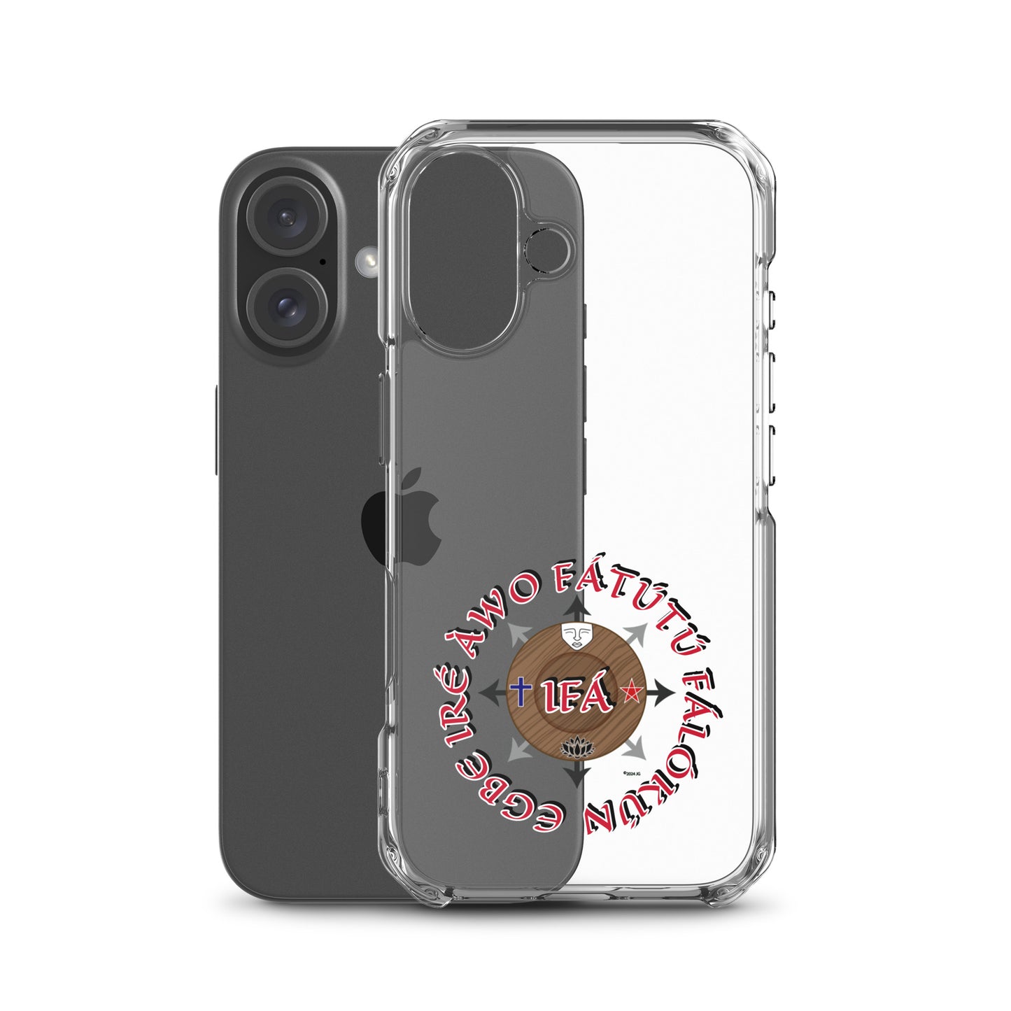 Personalized Egbe Ire Awo Signature Logo Clear Case for iPhone®