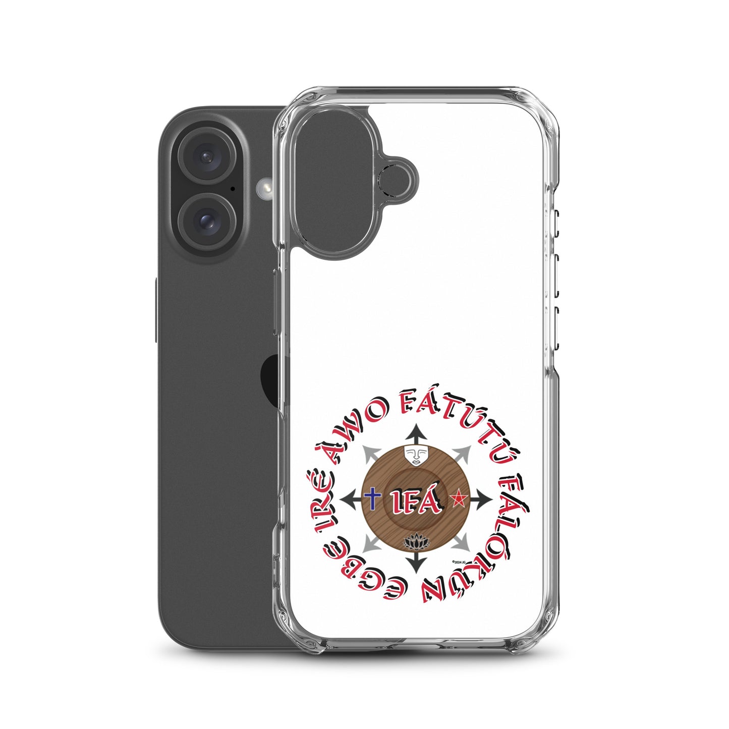 Personalized Egbe Ire Awo Signature Logo Colored Clear Case for iPhone®