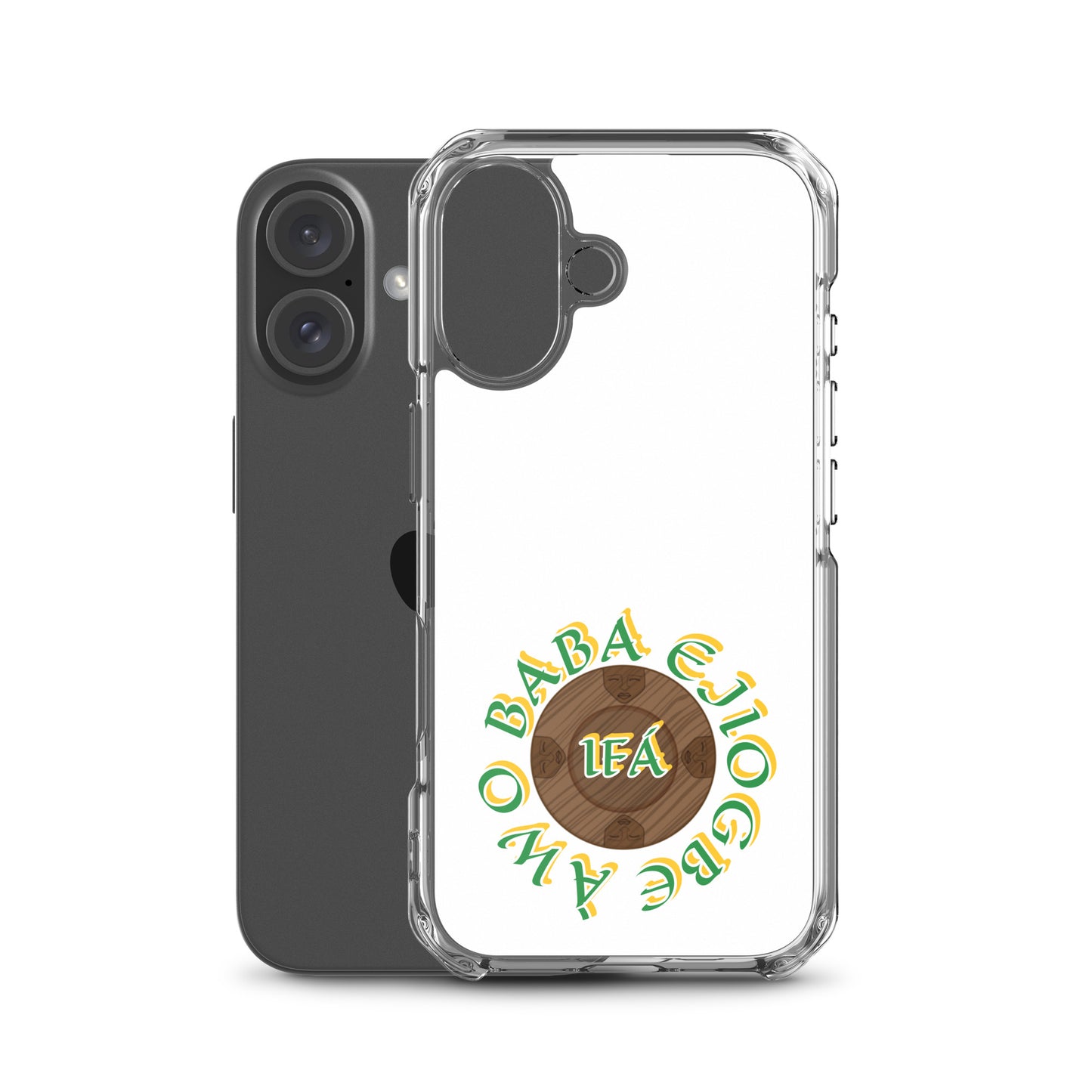 Personalized Egbe Logo 3 Colored Clear Case for iPhone®