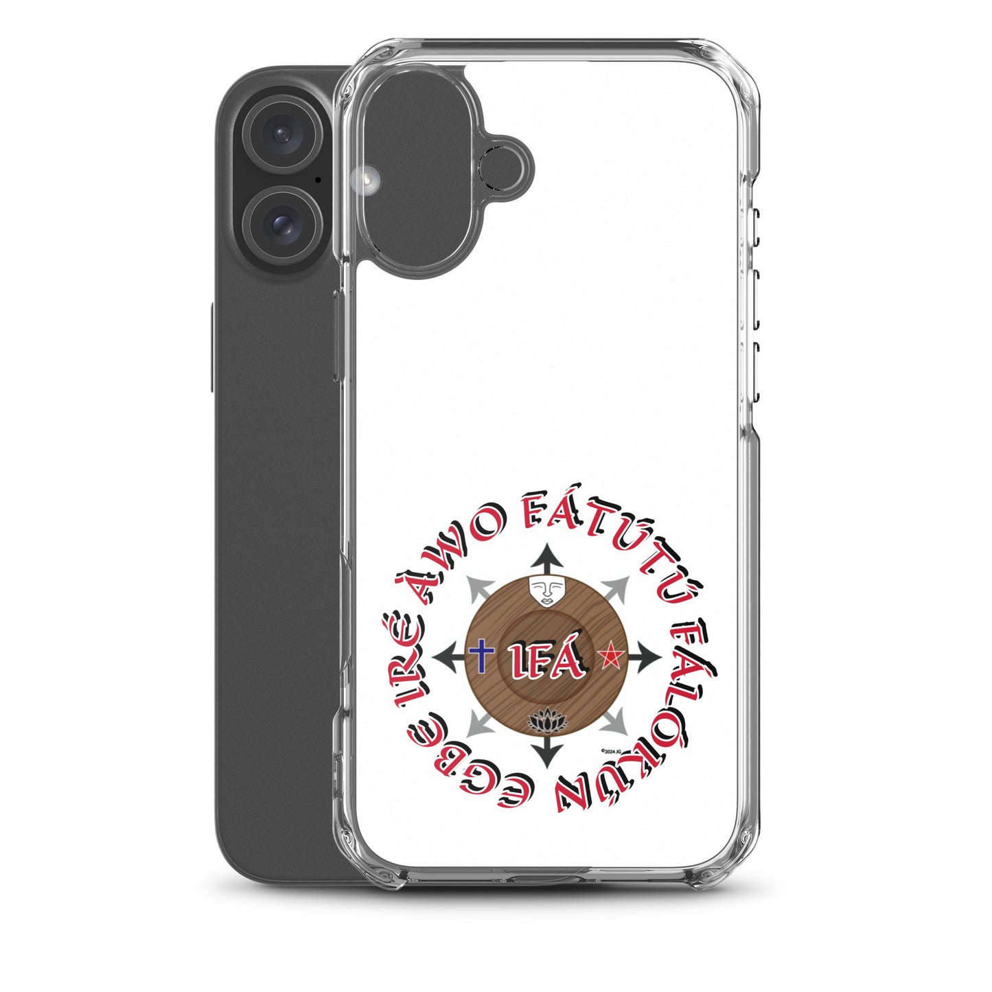 Personalized Egbe Ire Awo Signature Logo Colored Clear Case for iPhone®