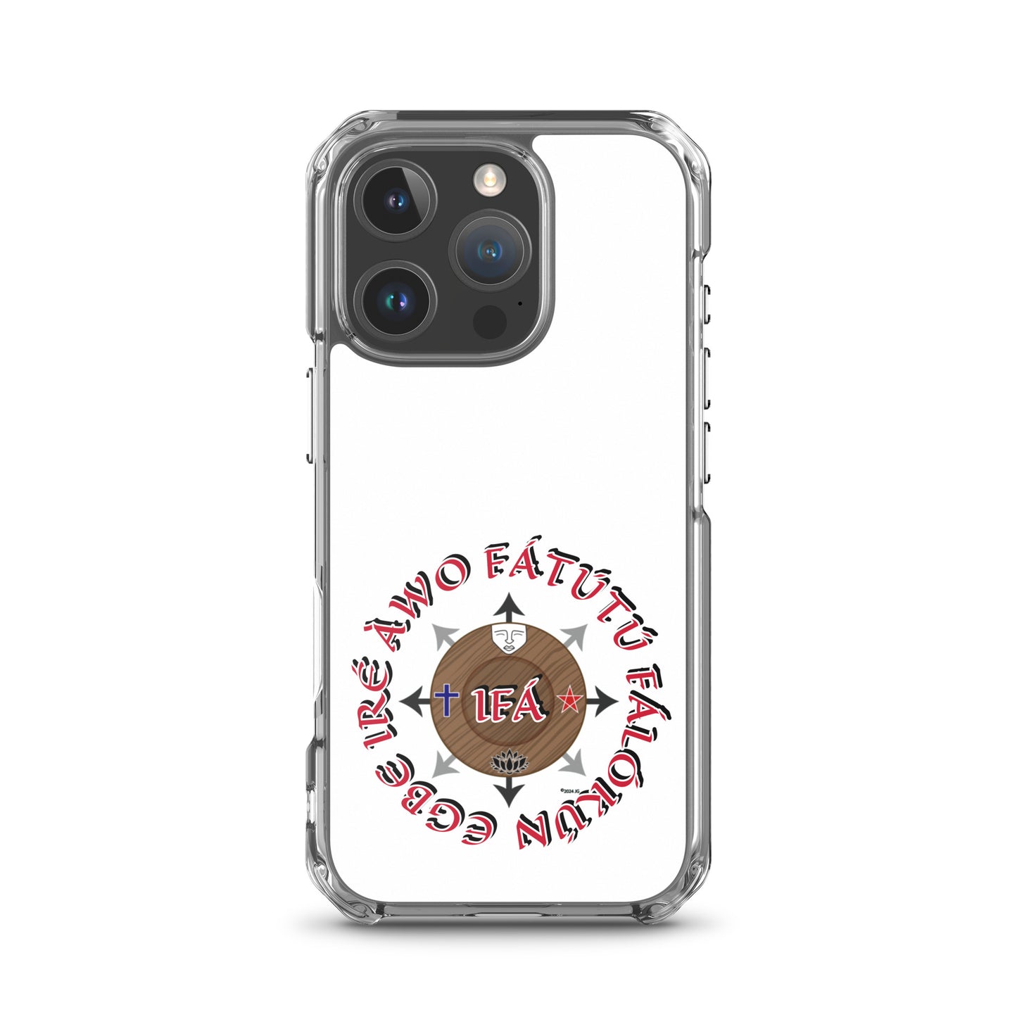 Personalized Egbe Ire Awo Signature Logo Colored Clear Case for iPhone®