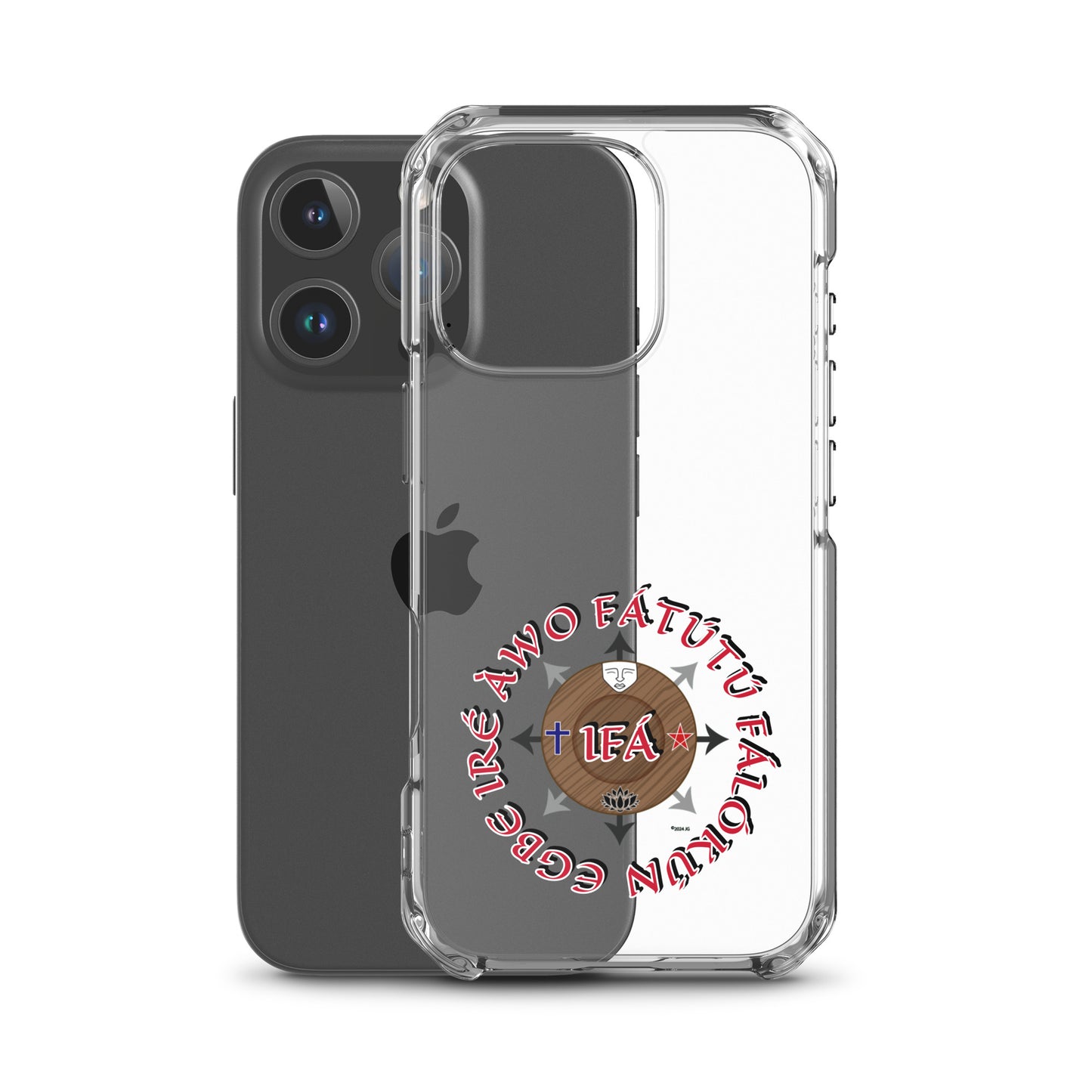 Personalized Egbe Ire Awo Signature Logo Clear Case for iPhone®