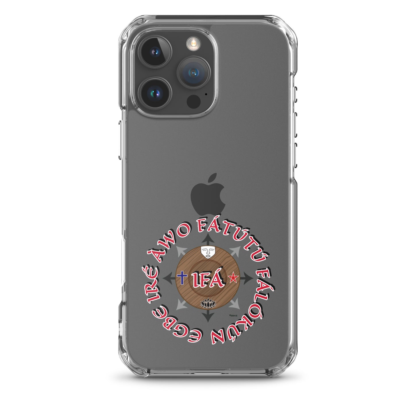 Personalized Egbe Ire Awo Signature Logo Clear Case for iPhone®