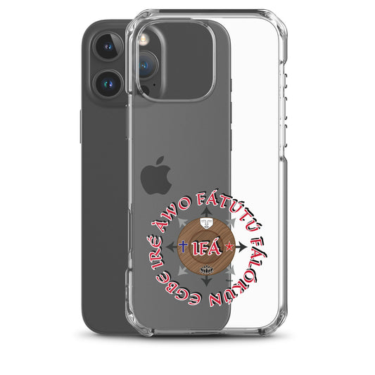 Personalized Egbe Ire Awo Signature Logo Clear Case for iPhone®