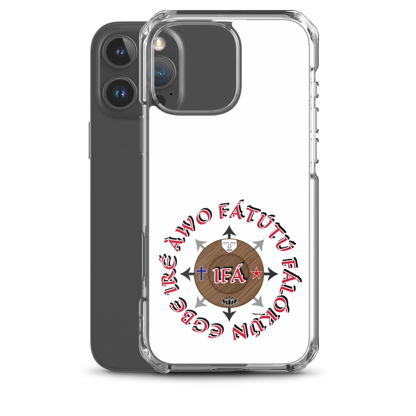 Personalized Egbe Ire Awo Signature Logo Colored Clear Case for iPhone®