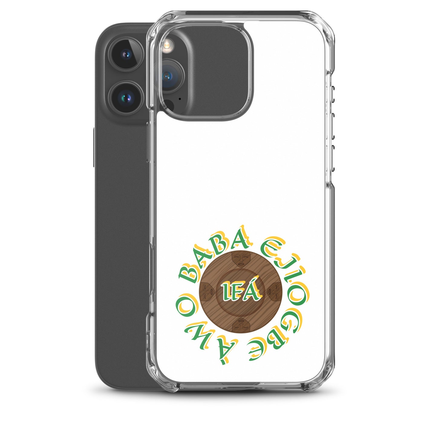 Personalized Egbe Logo 3 Colored Clear Case for iPhone®