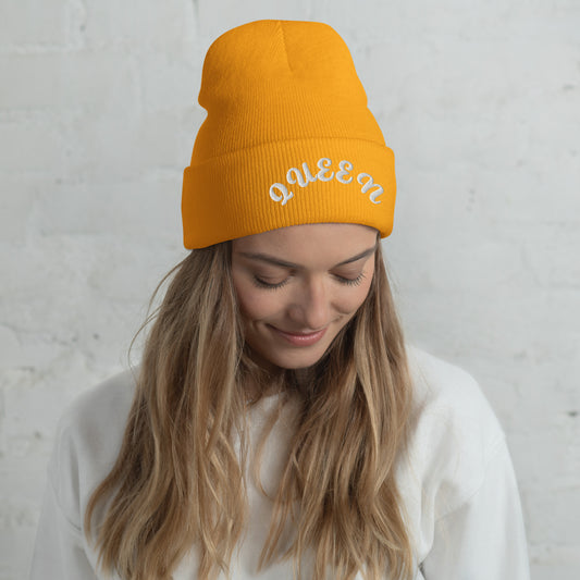 Queen arched Cuffed Beanie