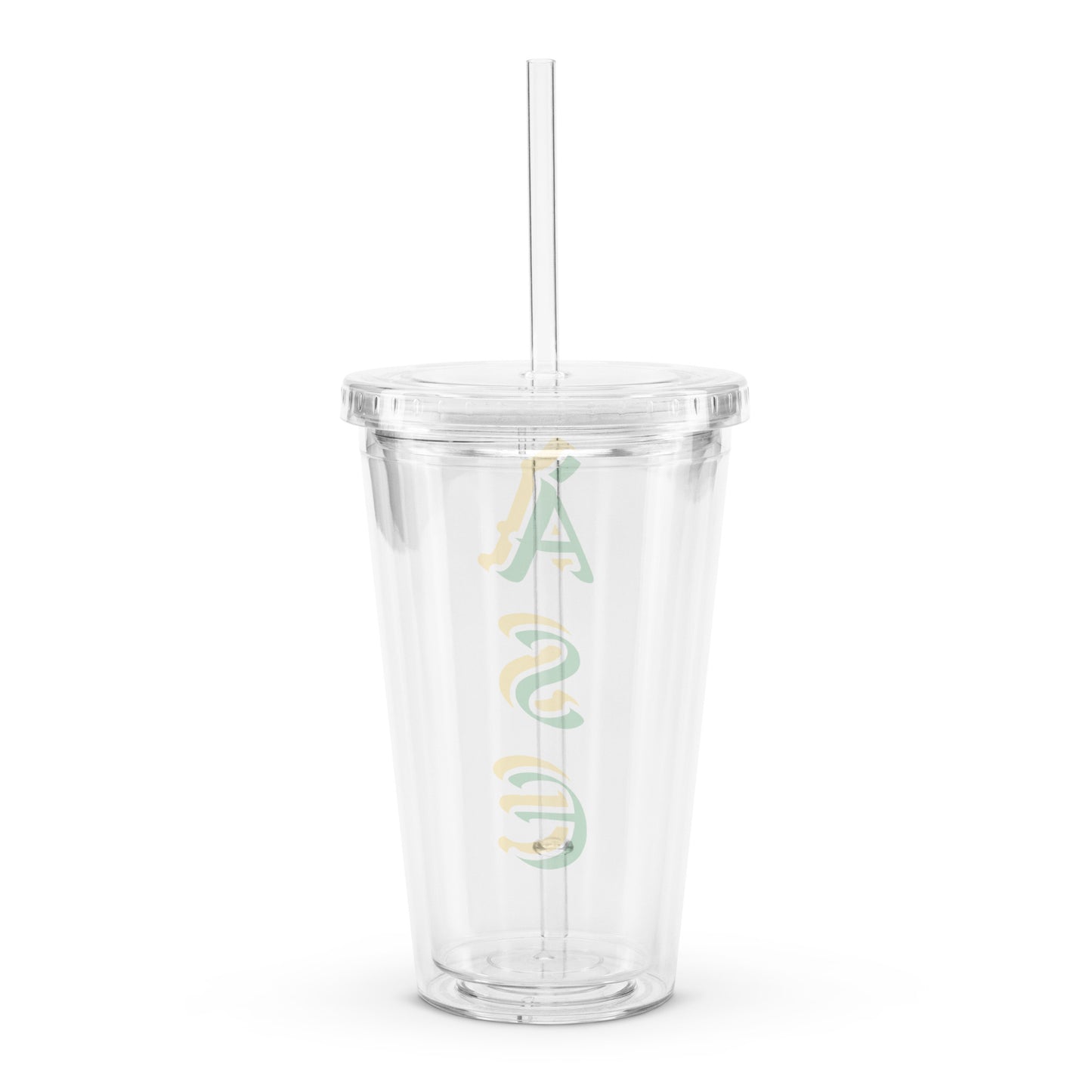 Àse Lucumi Clear plastic tumbler