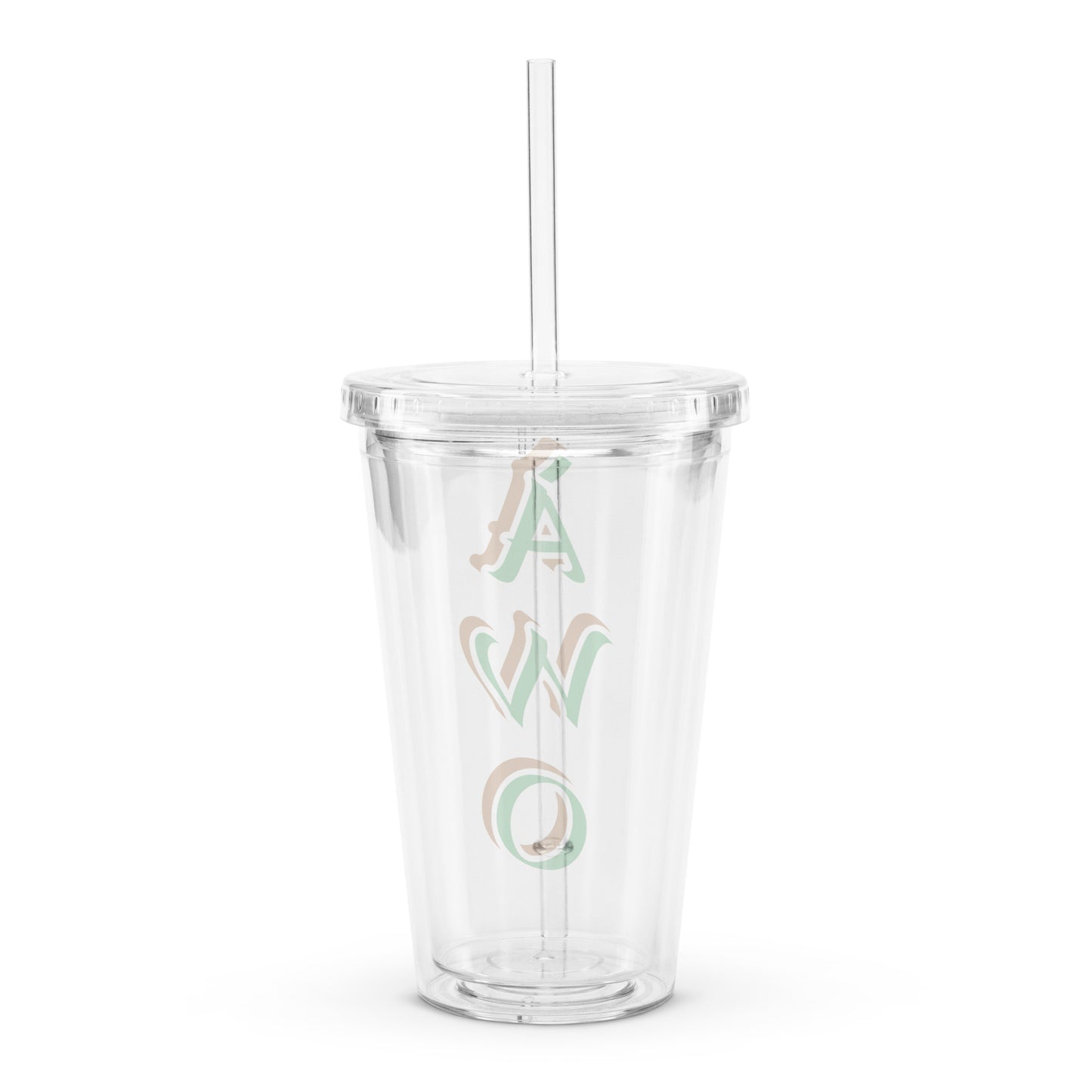 Àwo Isese Clear plastic tumbler