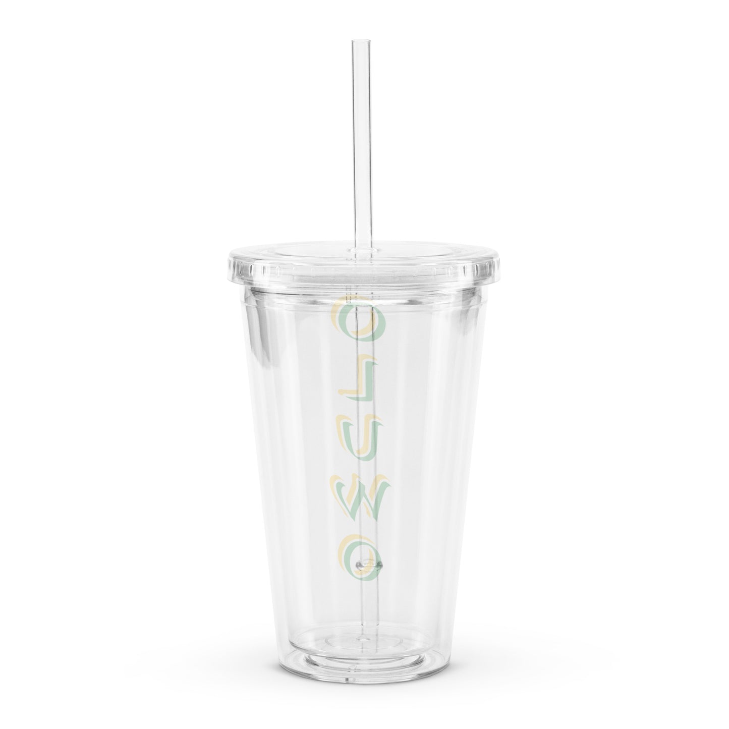 Oluwo Lucumi Clear plastic tumbler