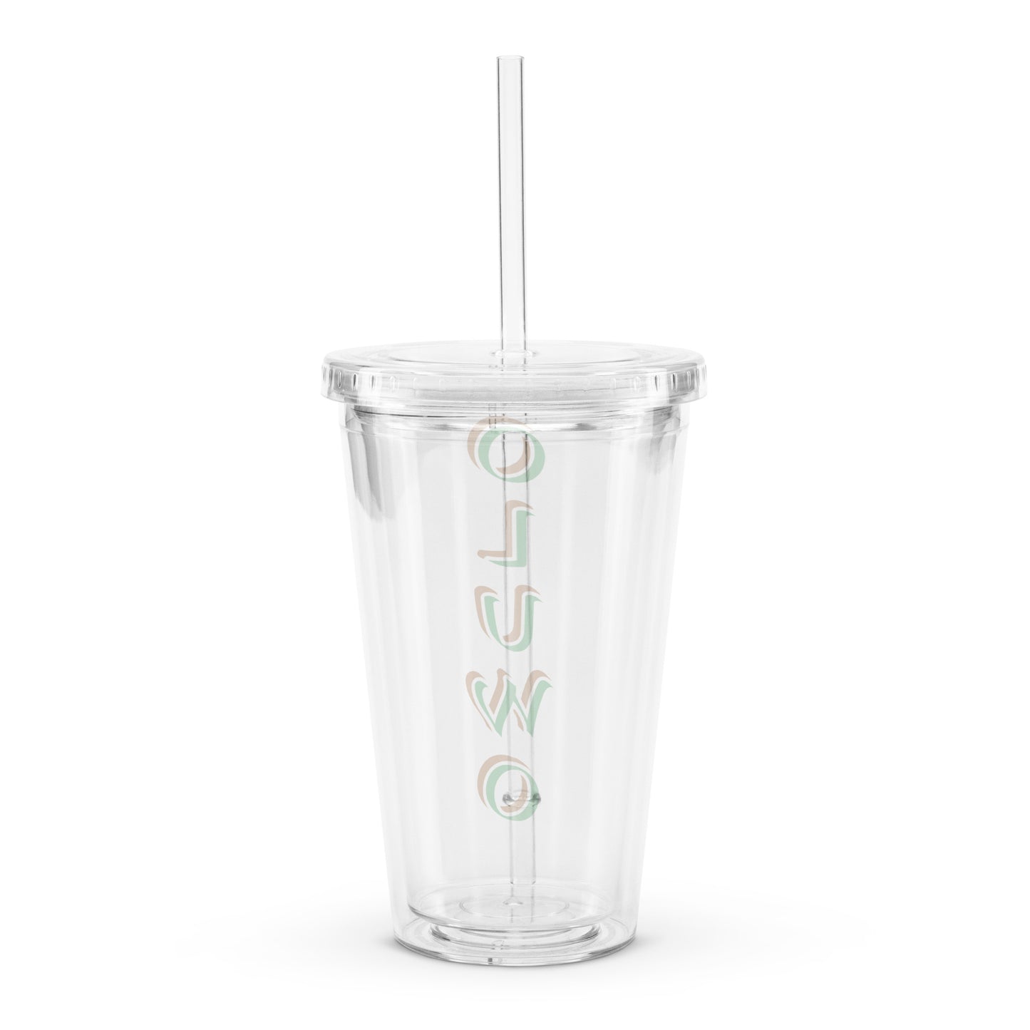 Oluwo Isese Clear plastic tumbler