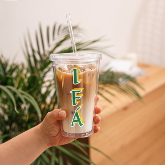 IFÁ Lucumi Clear plastic tumbler