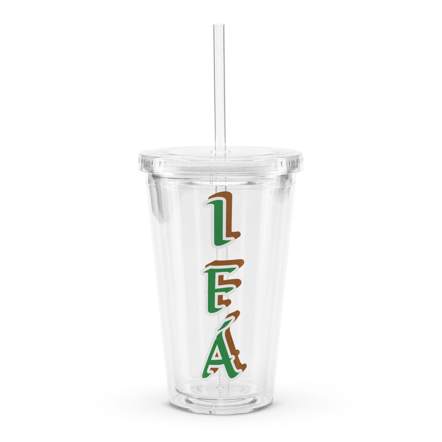 IFÁ Isese Clear plastic tumbler