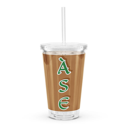 Àse Isese Gold plastic tumbler