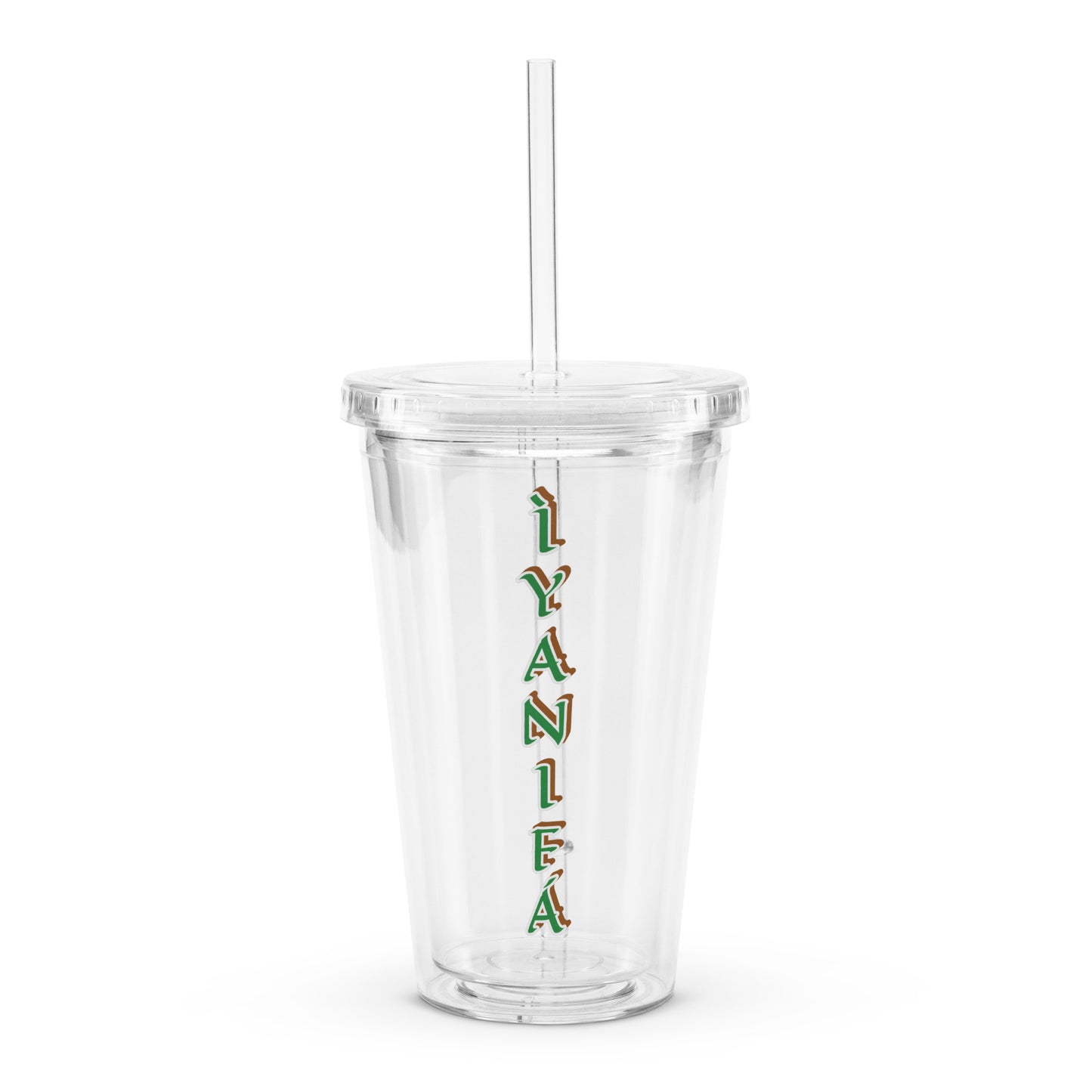 ÌYANIFÁ Isese Clear plastic tumbler