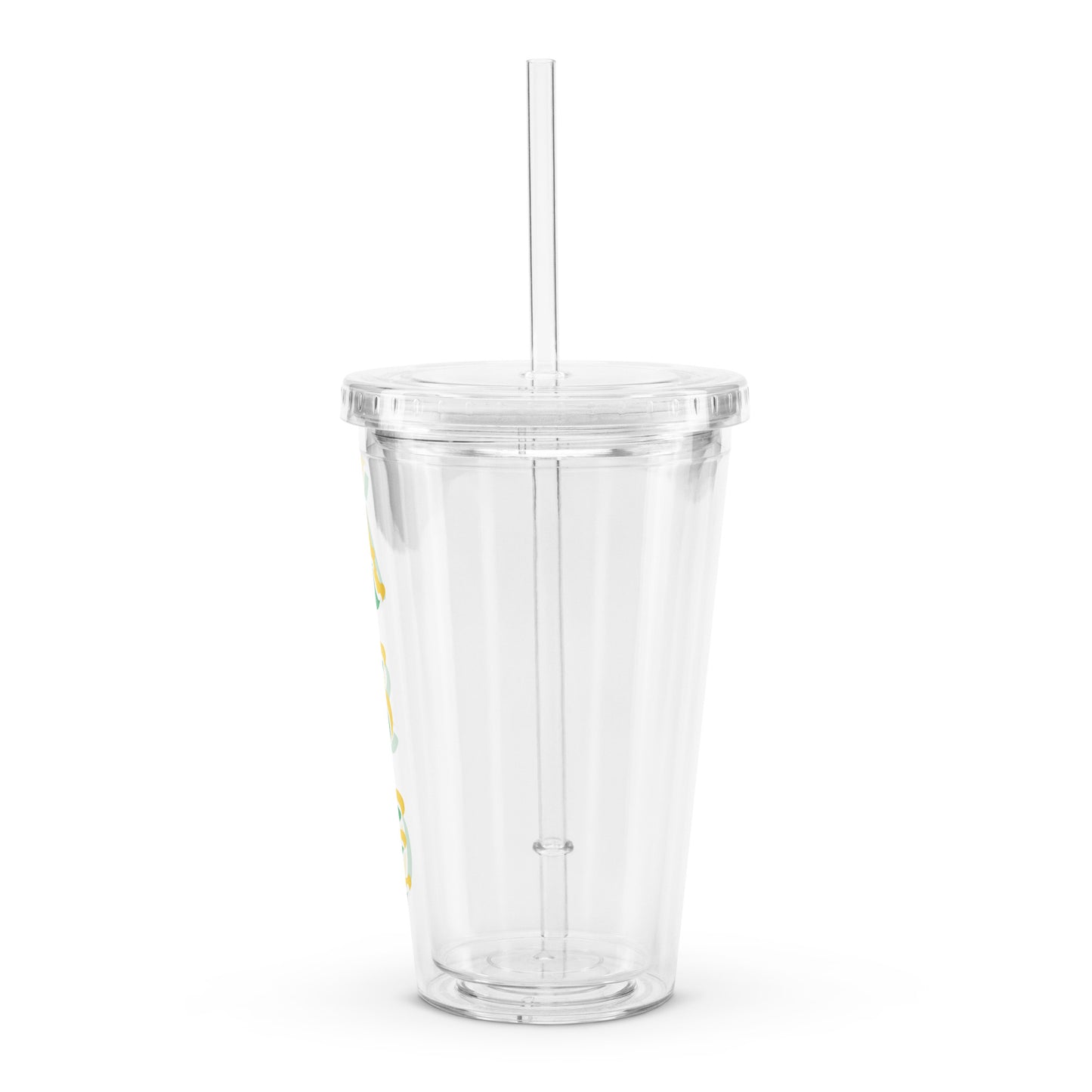 Àse Lucumi Clear plastic tumbler