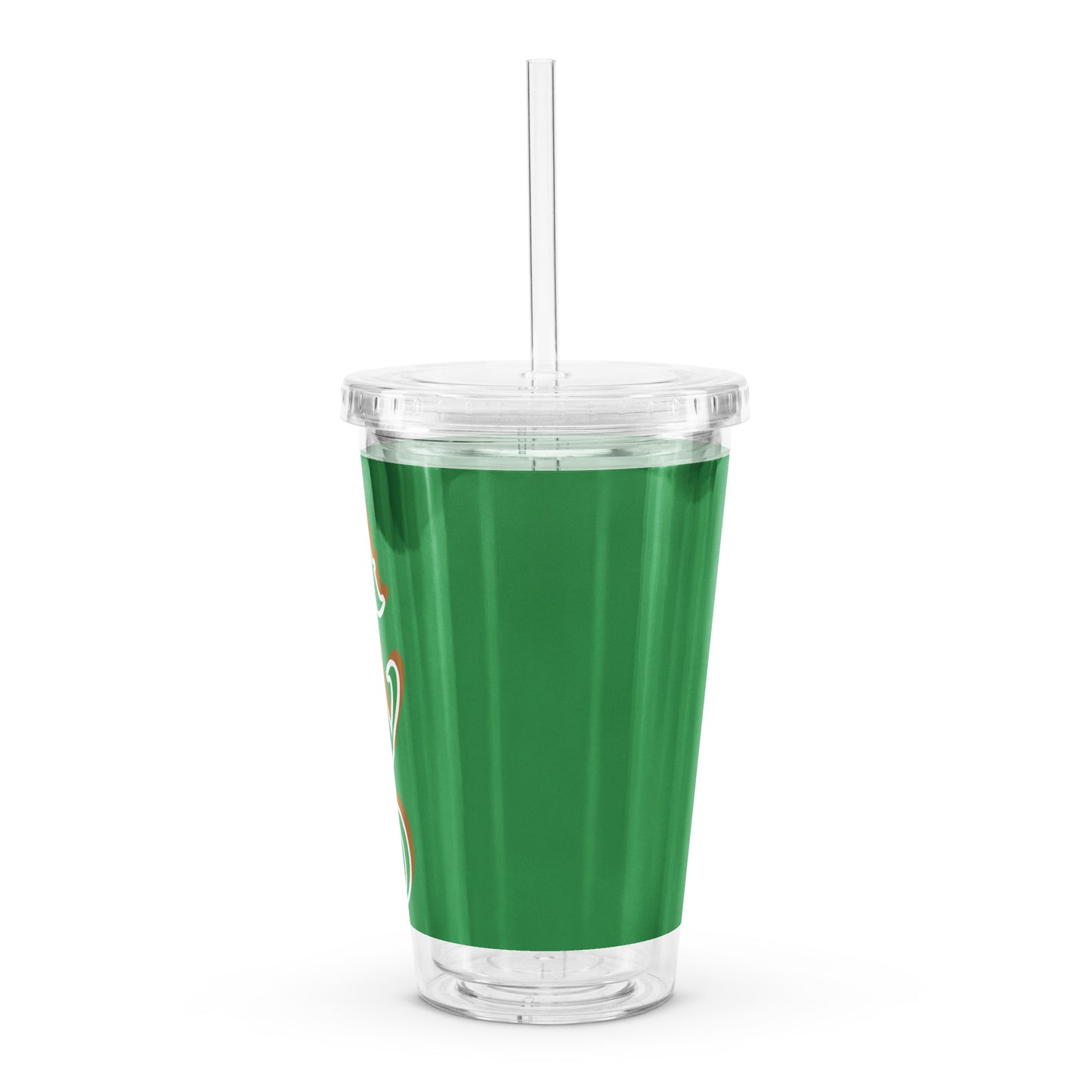 Àwo Isese Green plastic tumbler