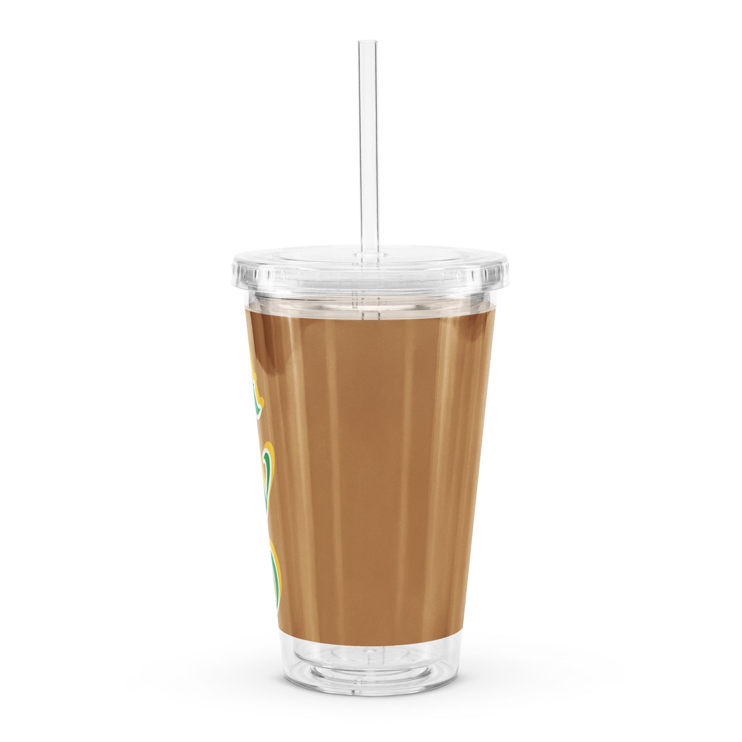 Awo Lucumi Gold plastic tumbler