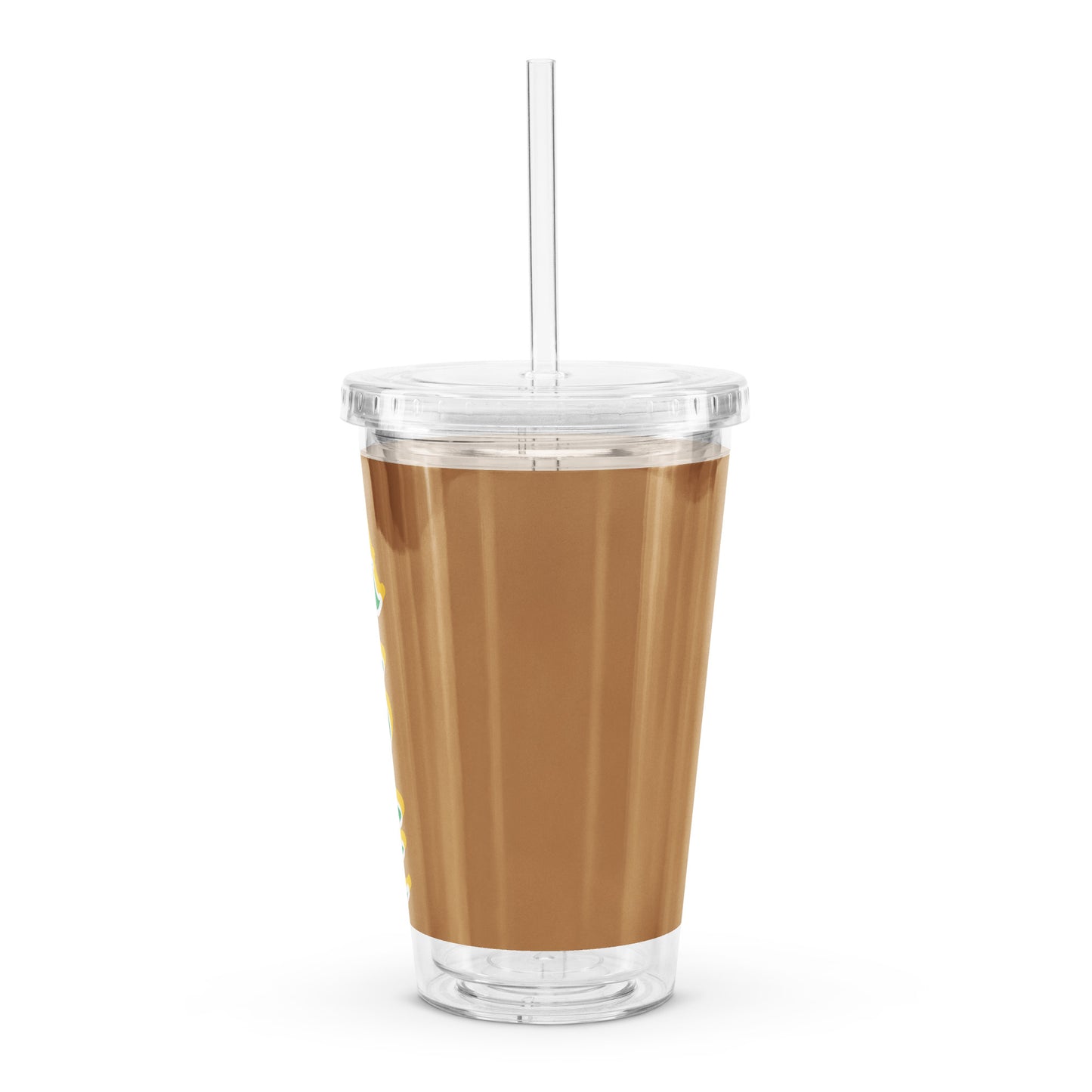 Àse Lucumi Gold plastic tumbler