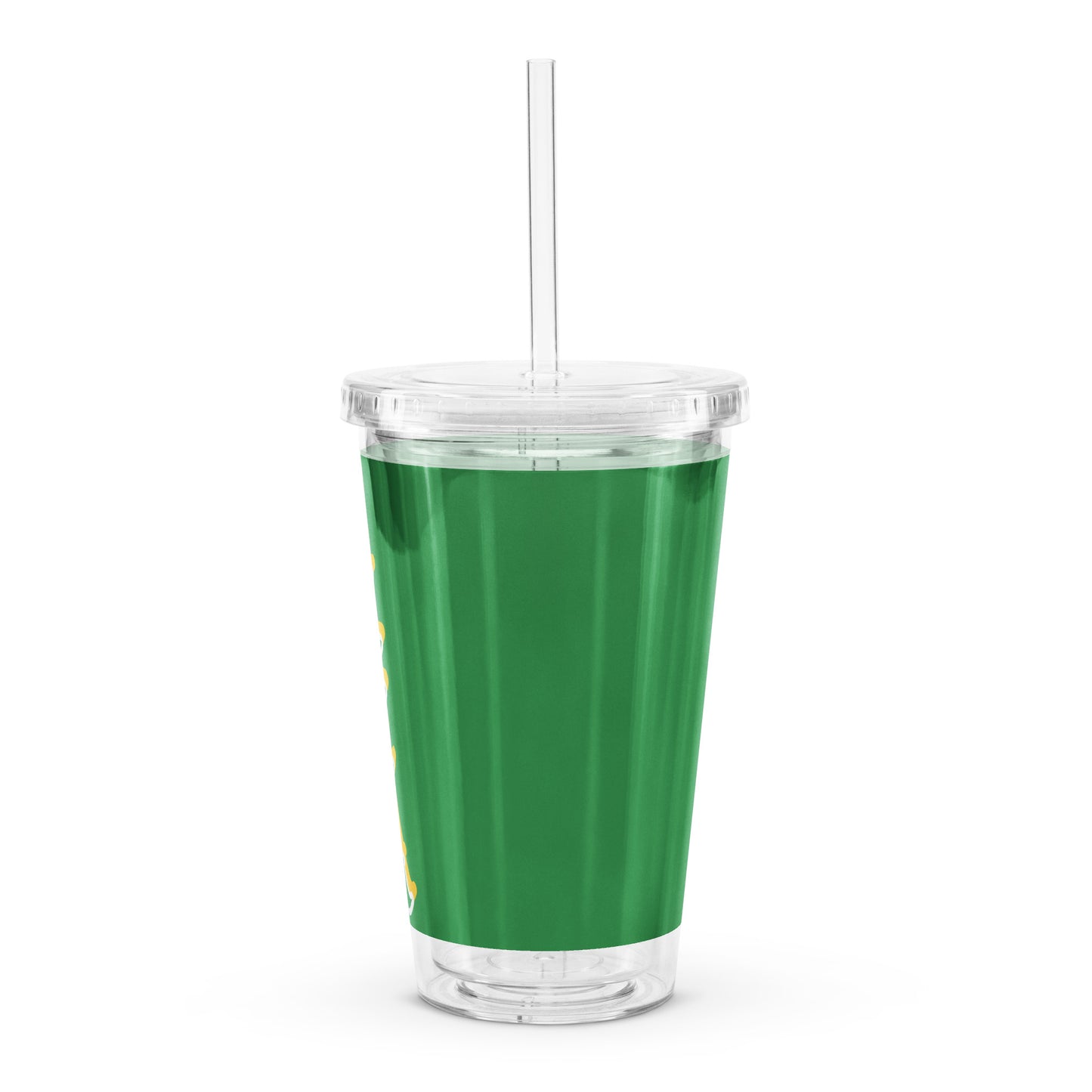 IFÁ Lucumi Green plastic tumbler